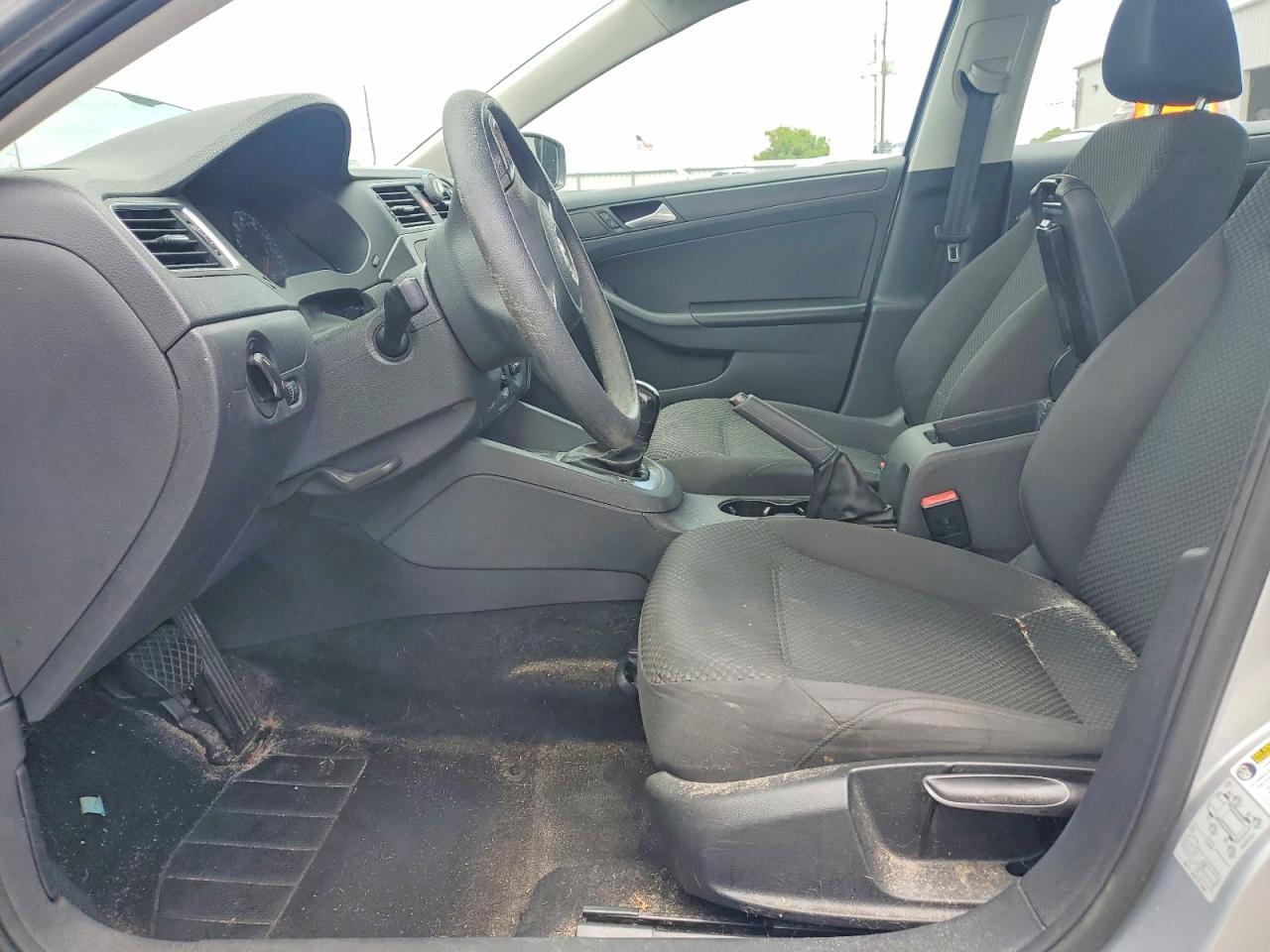 2014 Volkswagen Jetta Base Silver vin: 3VW2K7AJXEM327624