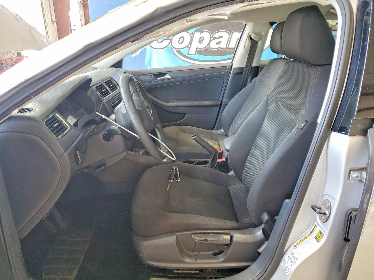 2014 Volkswagen Jetta Base Silver vin: 3VW2K7AJXEM391503