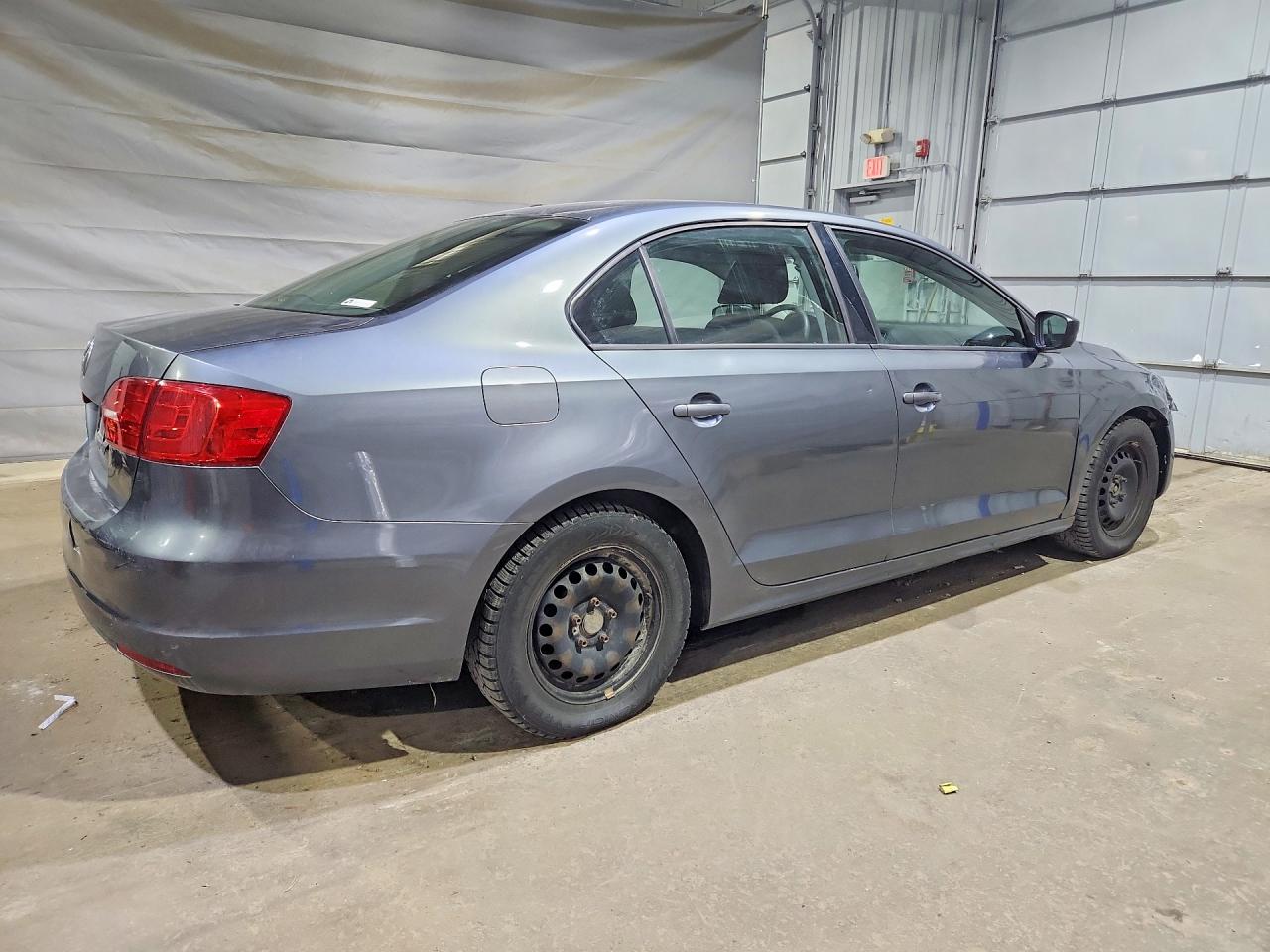 2014 Volkswagen Jetta Base Gray vin: 3VW2K7AJXEM410759