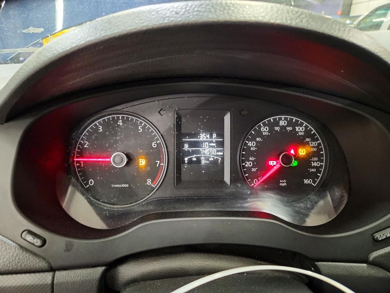2014 Volkswagen Jetta Base Синий vin: 3VW2K7AJXEM431935