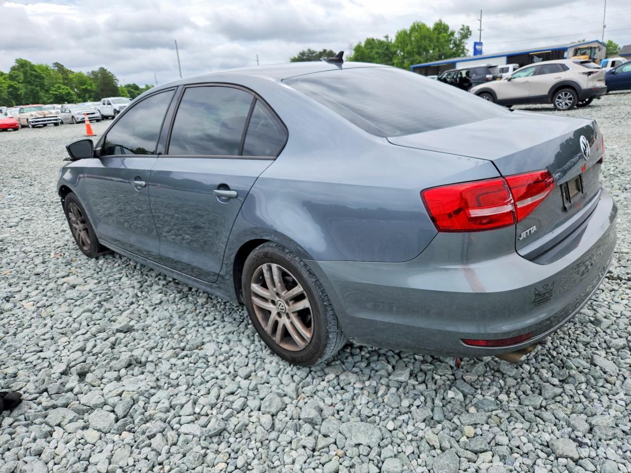 2015 Volkswagen Jetta Base Charcoal vin: 3VW2K7AJXFM208876