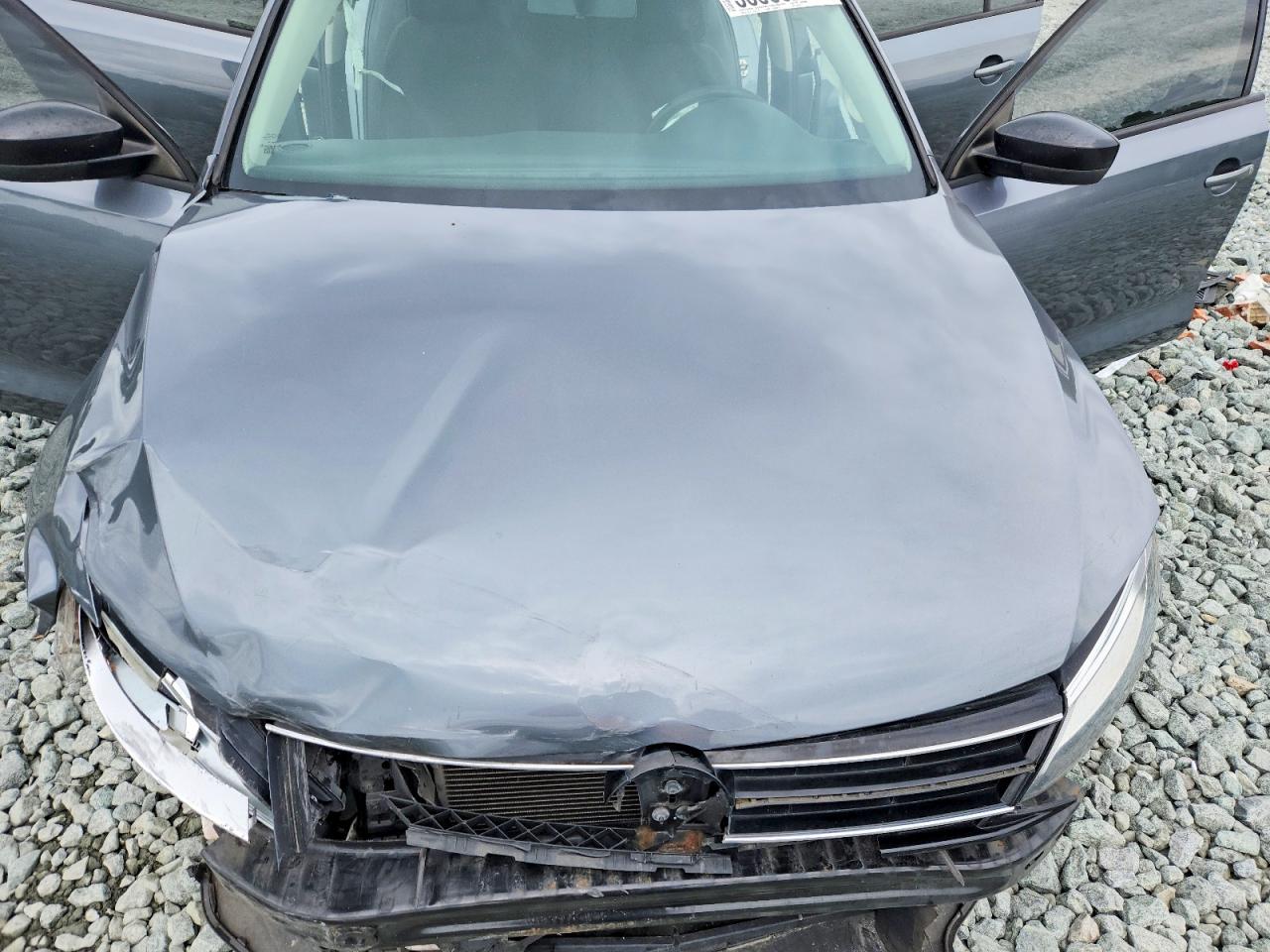 2015 Volkswagen Jetta Base Charcoal vin: 3VW2K7AJXFM208876