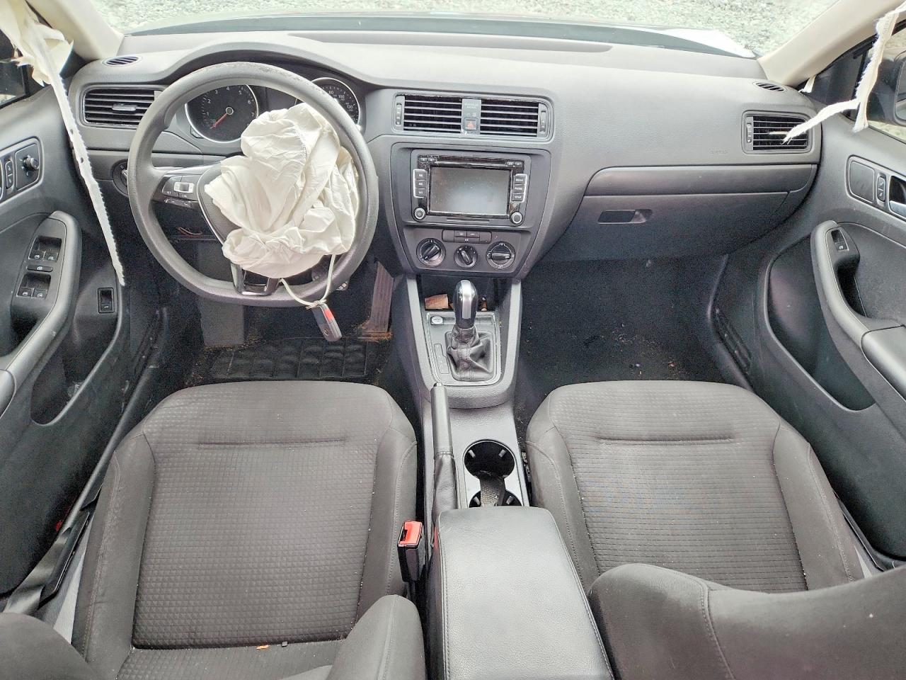 2015 Volkswagen Jetta Base Charcoal vin: 3VW2K7AJXFM208876
