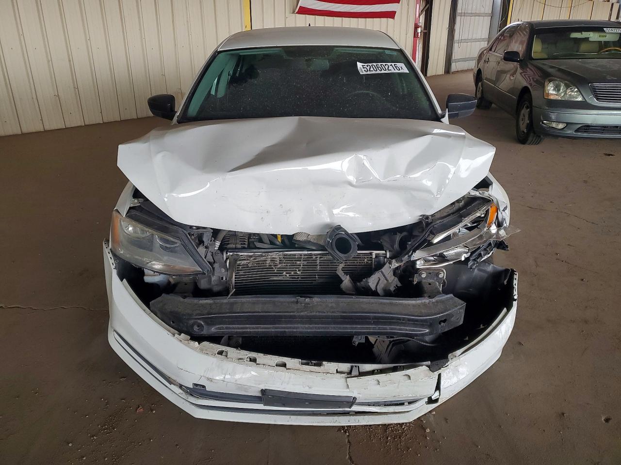 2015 Volkswagen Jetta Base White vin: 3VW2K7AJXFM279849