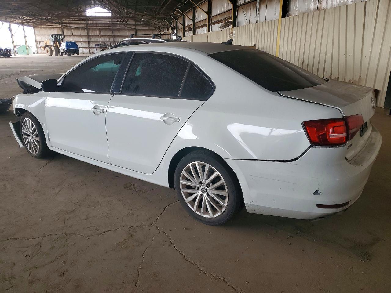 2015 Volkswagen Jetta Base White vin: 3VW2K7AJXFM279849
