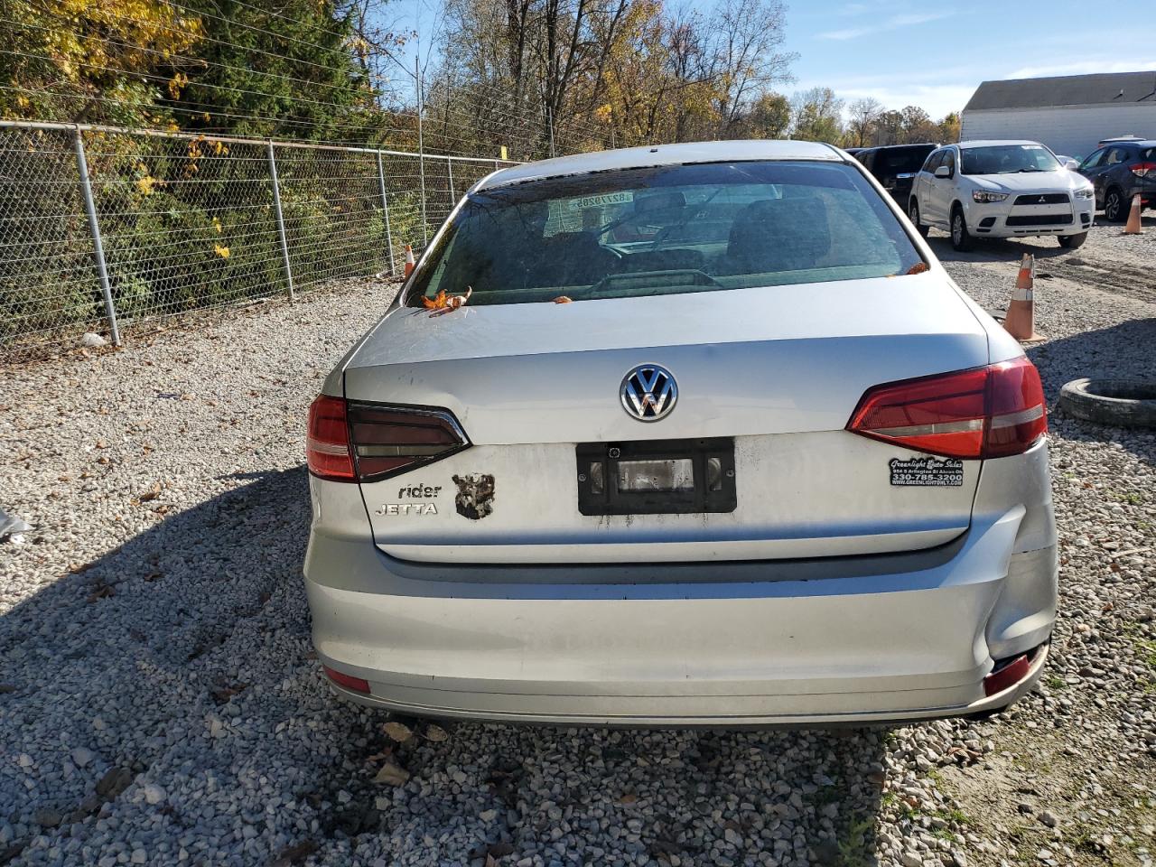 2015 Volkswagen Jetta Base Silver vin: 3VW2K7AJXFM282539
