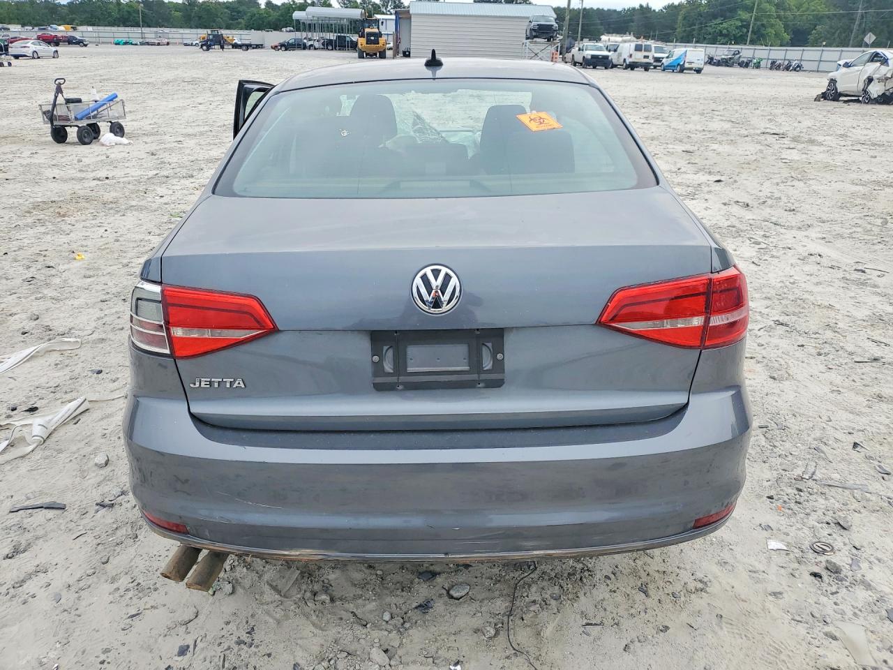 2015 Volkswagen Jetta Base Gray vin: 3VW2K7AJXFM294724