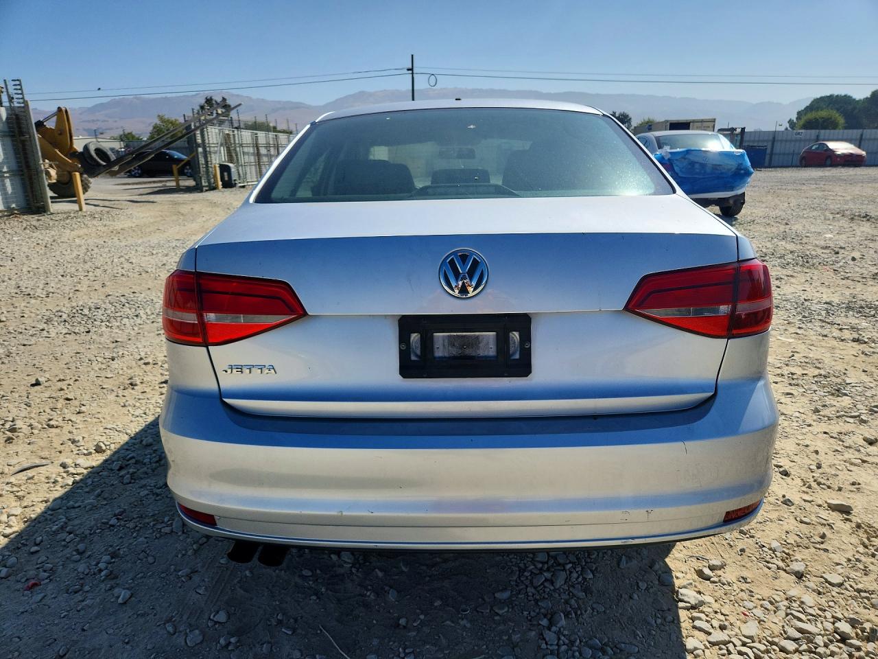 2015 Volkswagen Jetta Base Silver vin: 3VW2K7AJXFM334414