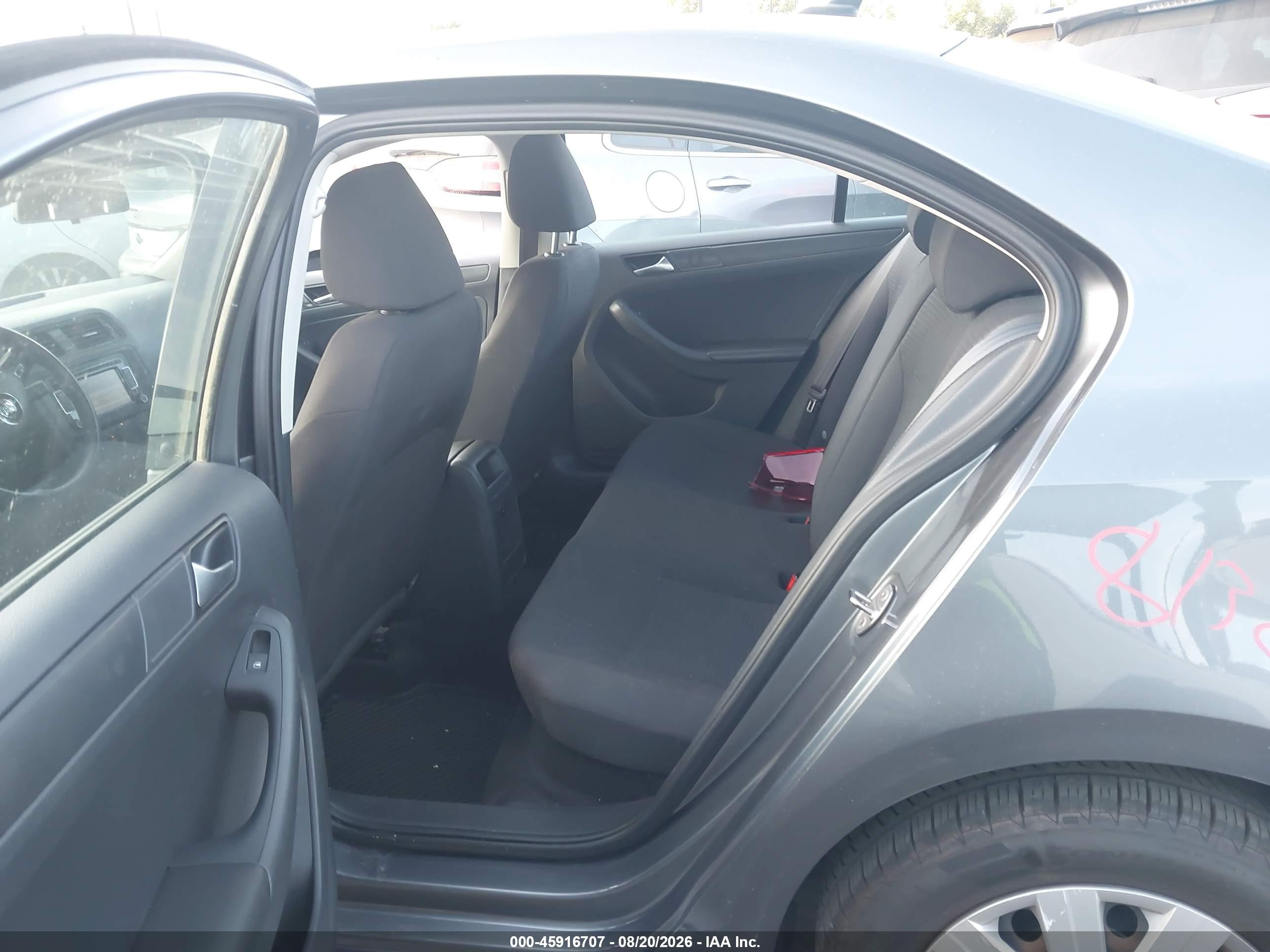 2015 Volkswagen Jetta 2.0l S Gray vin: 3VW2K7AJXFM412612