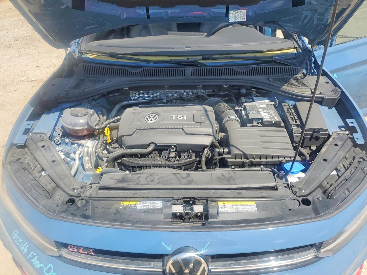 2026 Volkswagen Jetta Gli Autobahn Синий vin: 3VW2M7BU7TM021027