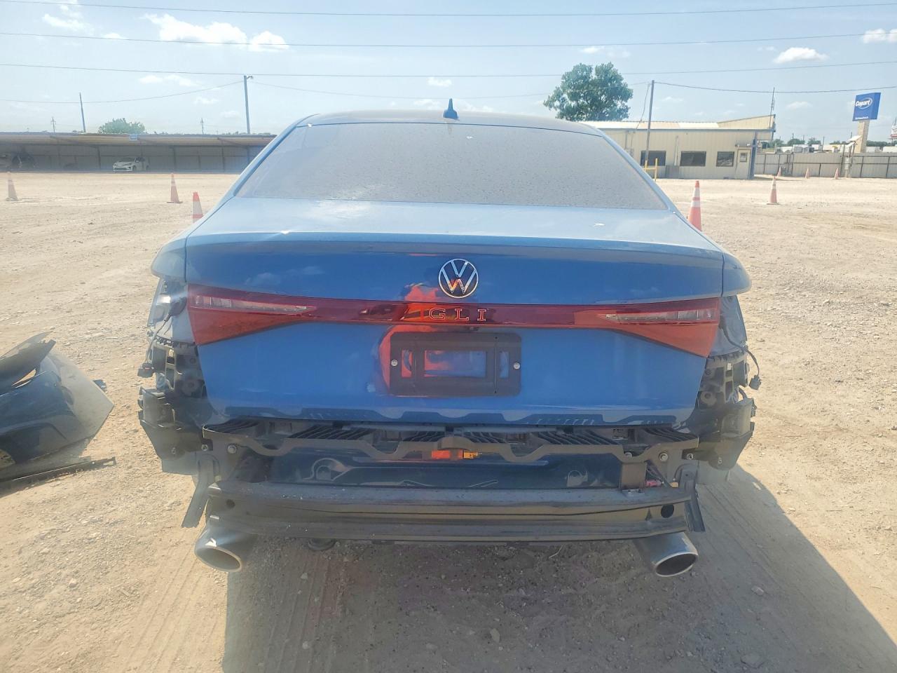 2026 Volkswagen Jetta Gli Autobahn Синий vin: 3VW2M7BU7TM021027