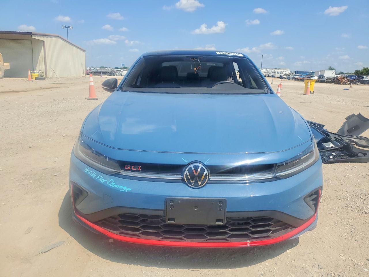 2026 Volkswagen Jetta Gli Autobahn Синий vin: 3VW2M7BU7TM021027