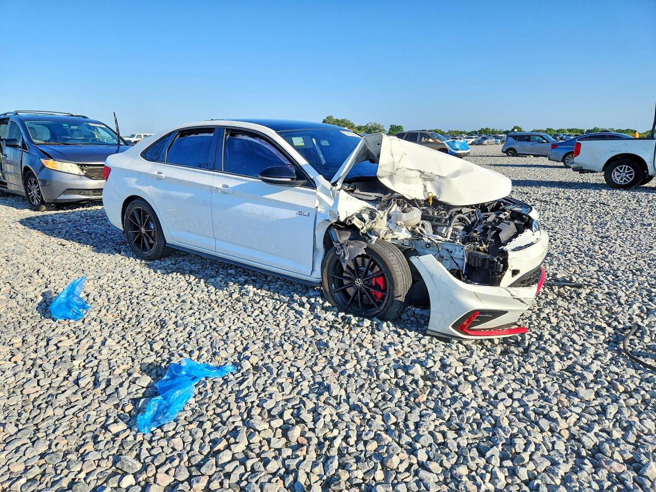 2025 Volkswagen Jetta Gli Autobahn White vin: 3VW2T7BU2SM057631