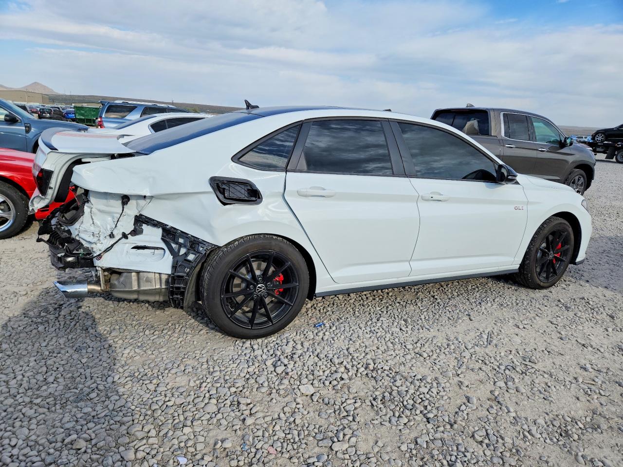 2025 Volkswagen Jetta Gli Autobahn White vin: 3VW2T7BU4SM049711