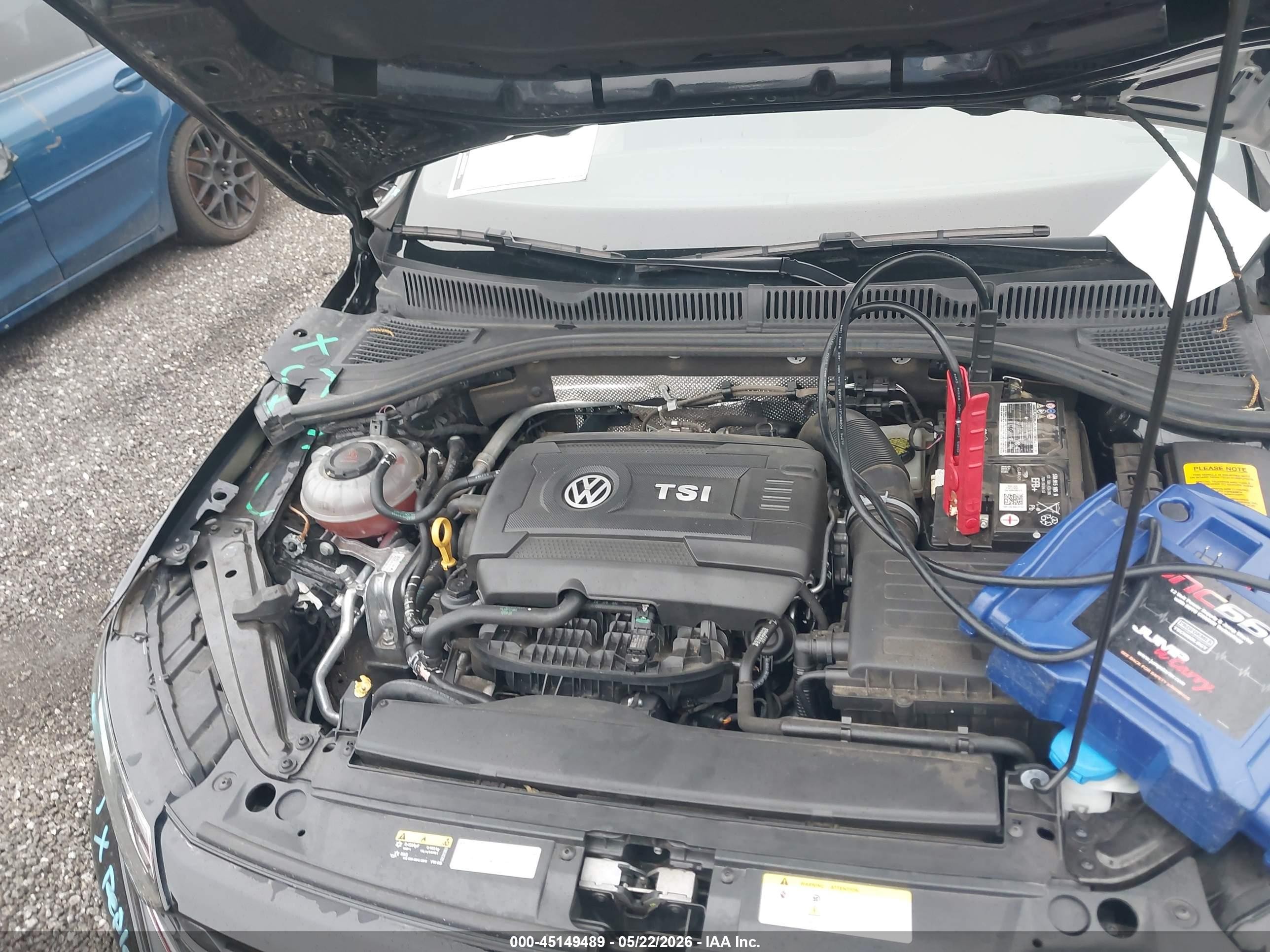 2022 Volkswagen Jetta Gli 2.0t Autobahn Черный vin: 3VW2T7BUXNM028608