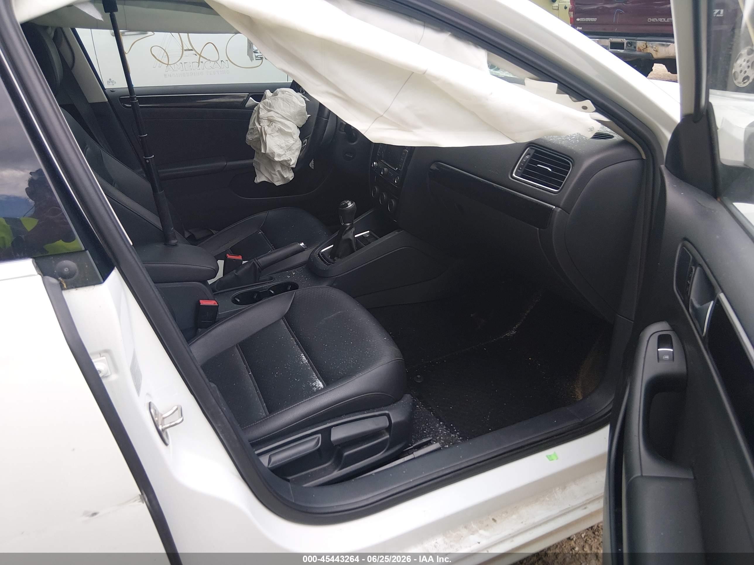 2015 Volkswagen Jetta 2.0l Tdi Sel White vin: 3VW3A7AJ0FM333456