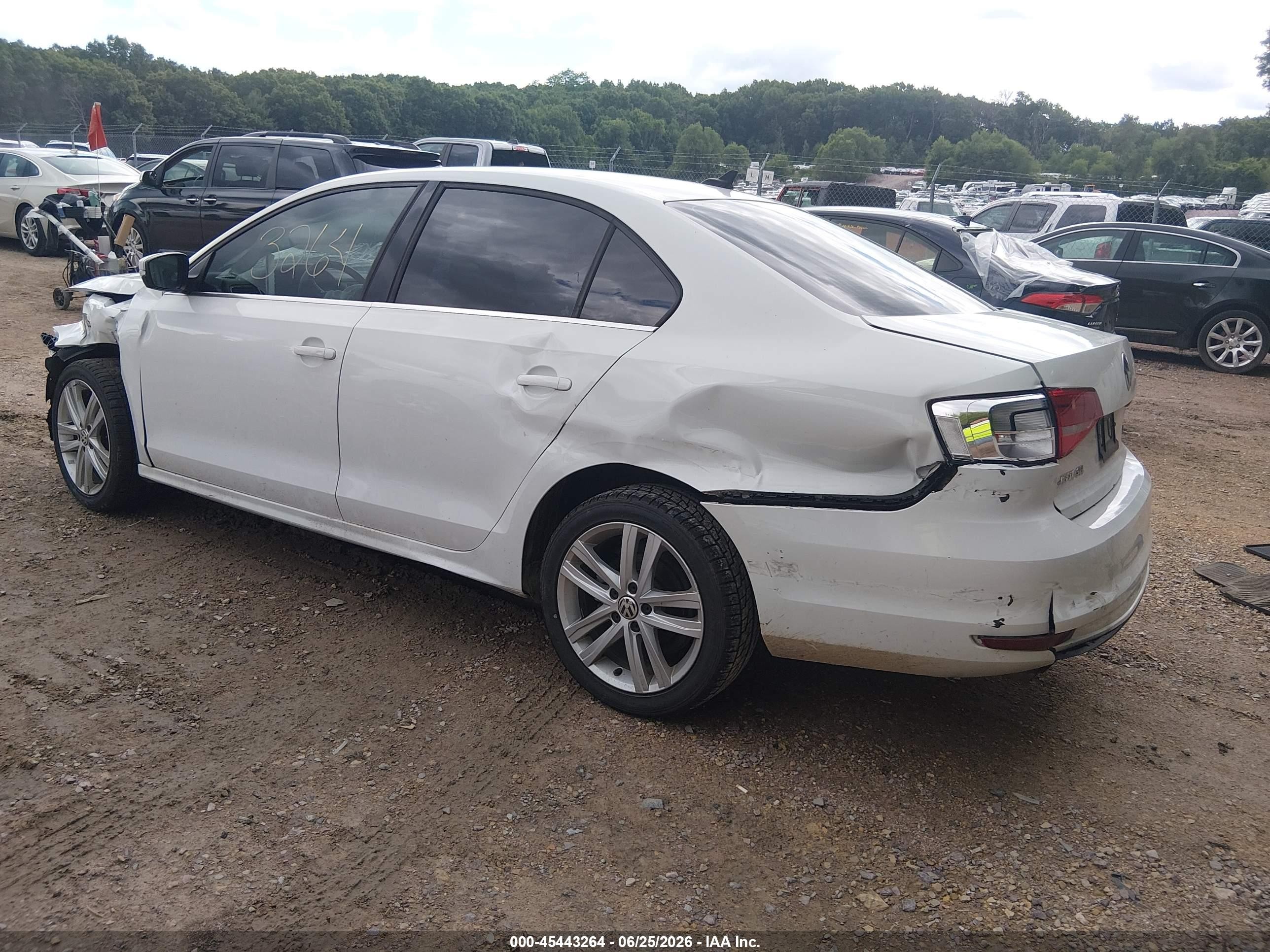 2015 Volkswagen Jetta 2.0l Tdi Sel White vin: 3VW3A7AJ0FM333456