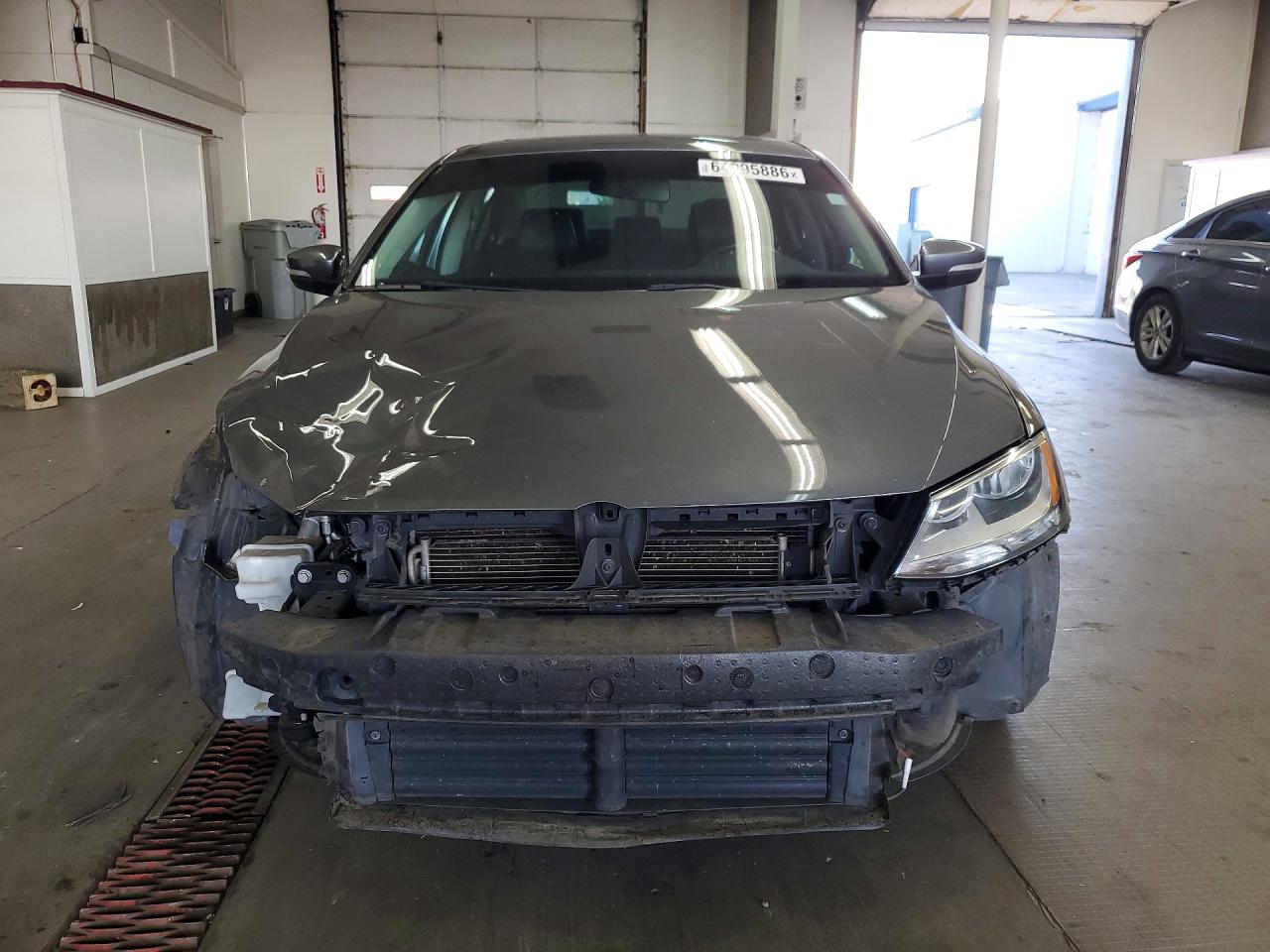 2015 Volkswagen Jetta Tdi Gray vin: 3VW3A7AJ0FM425053