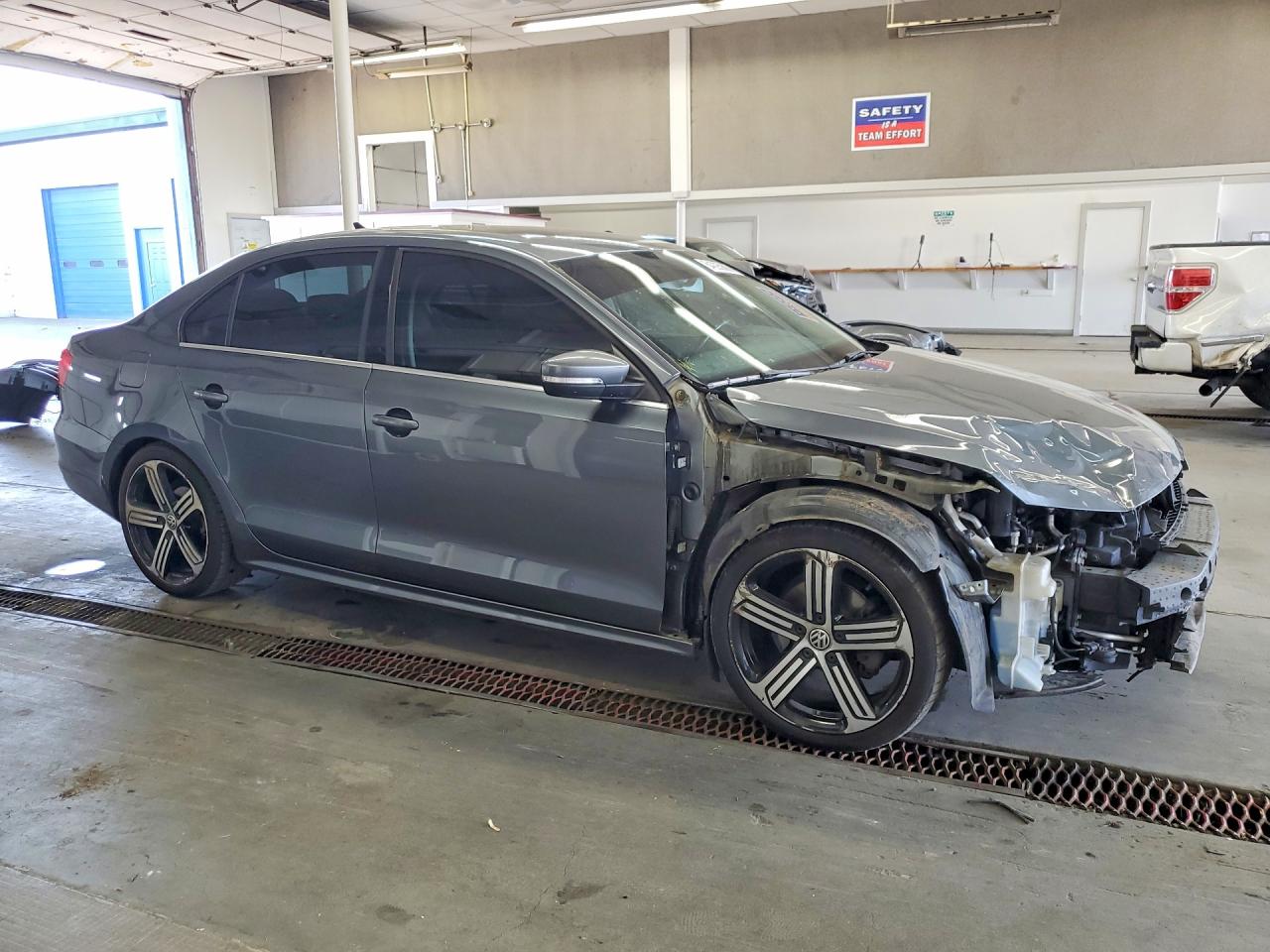 2015 Volkswagen Jetta Tdi Gray vin: 3VW3A7AJ0FM425053
