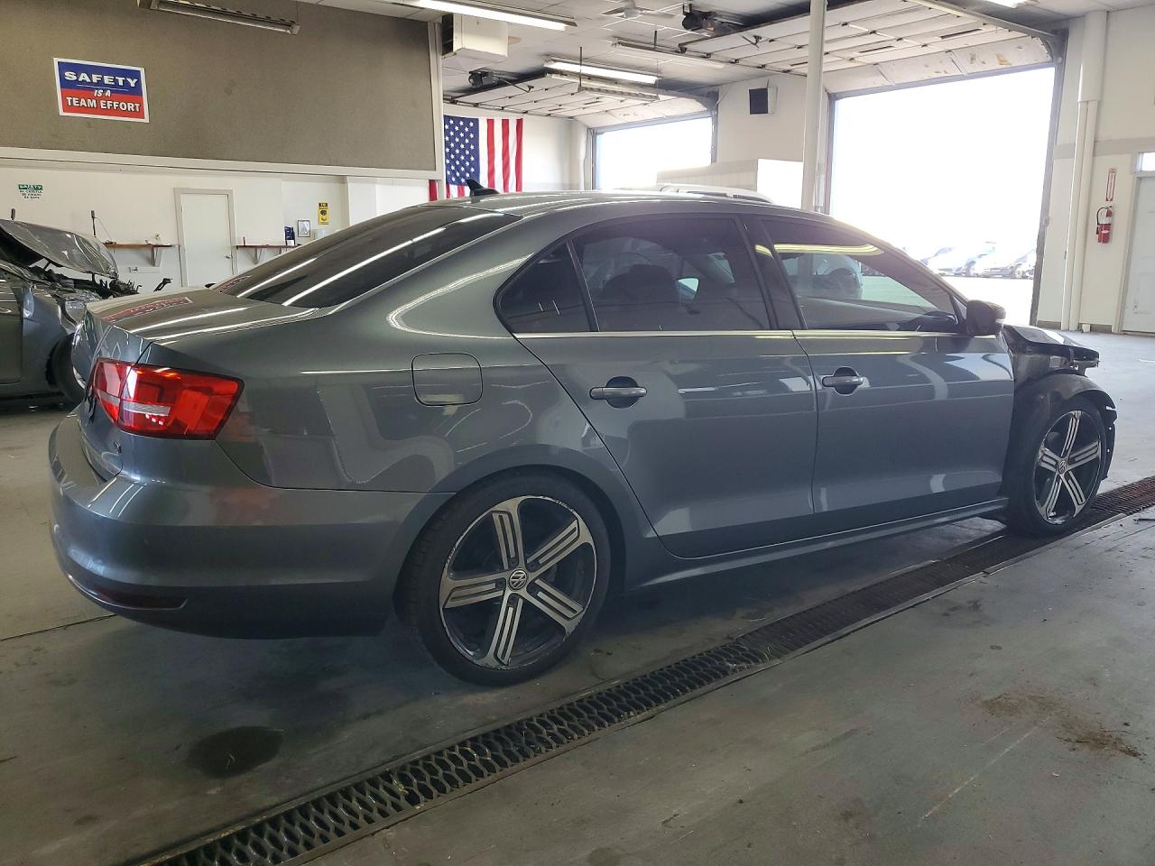 2015 Volkswagen Jetta Tdi Gray vin: 3VW3A7AJ0FM425053