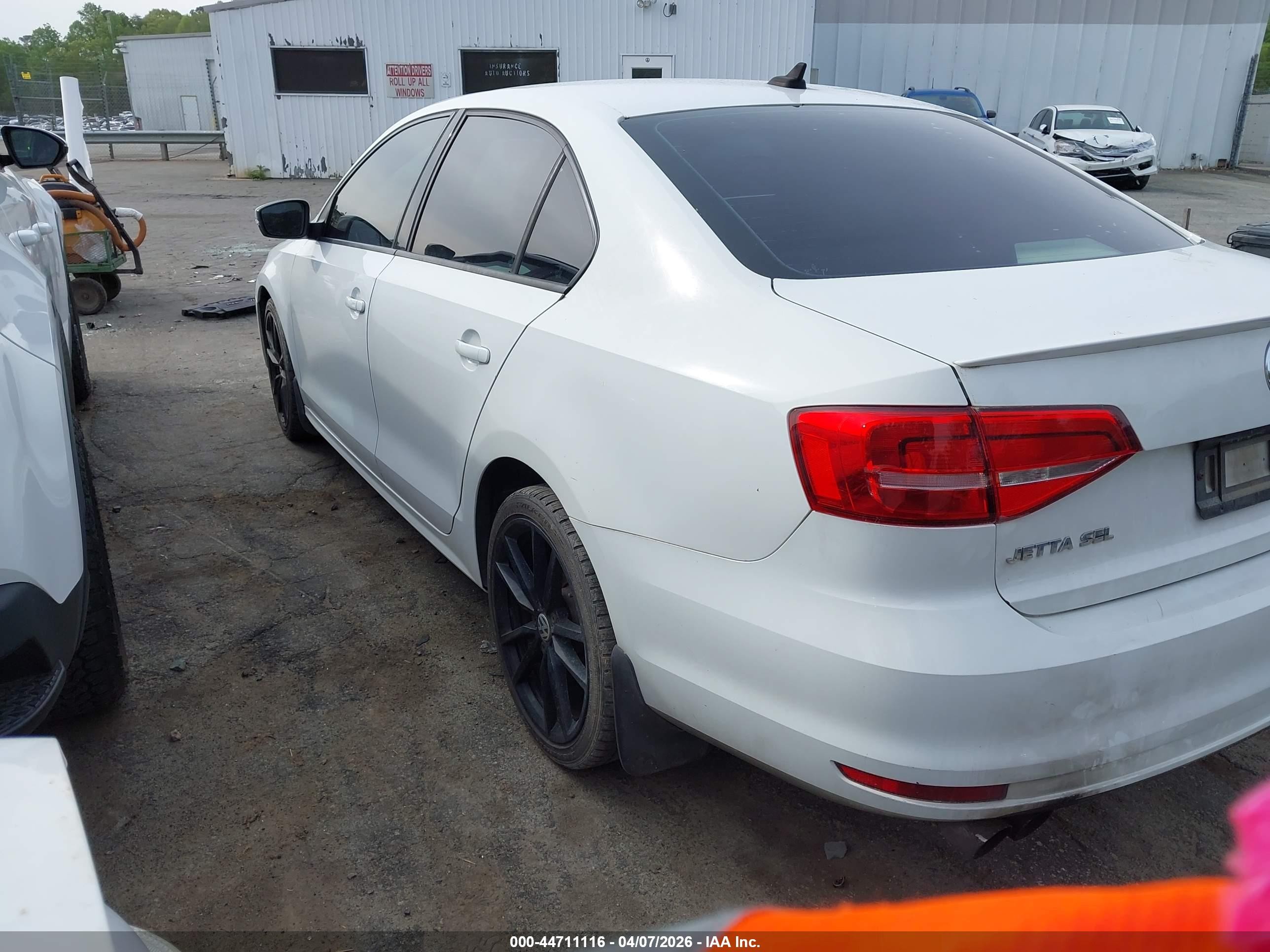 2015 Volkswagen Jetta 2.0l Tdi Sel White vin: 3VW3A7AJ1FM402980