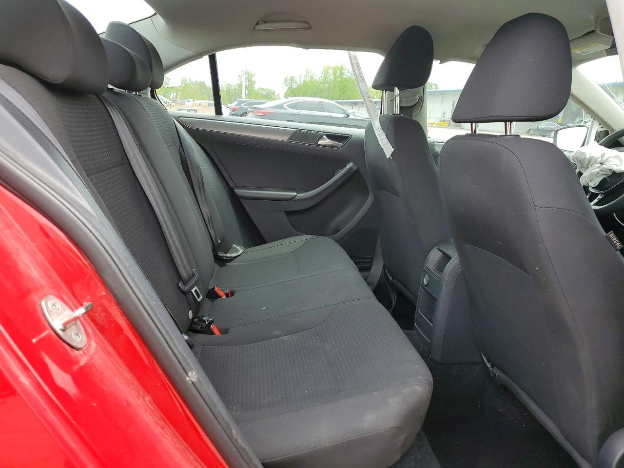 2015 Volkswagen Jetta Tdi Red vin: 3VW3A7AJ2FM318988