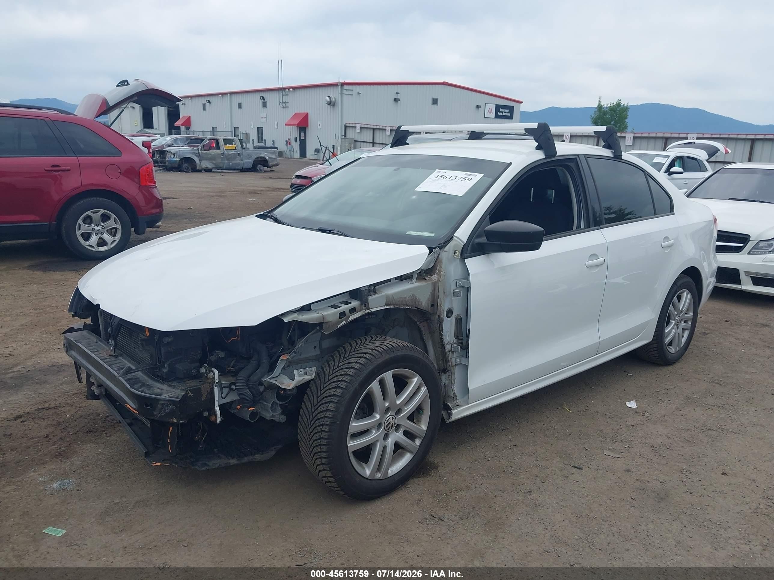 2015 Volkswagen Jetta 2.0l Tdi S White vin: 3VW3A7AJ3FM228300