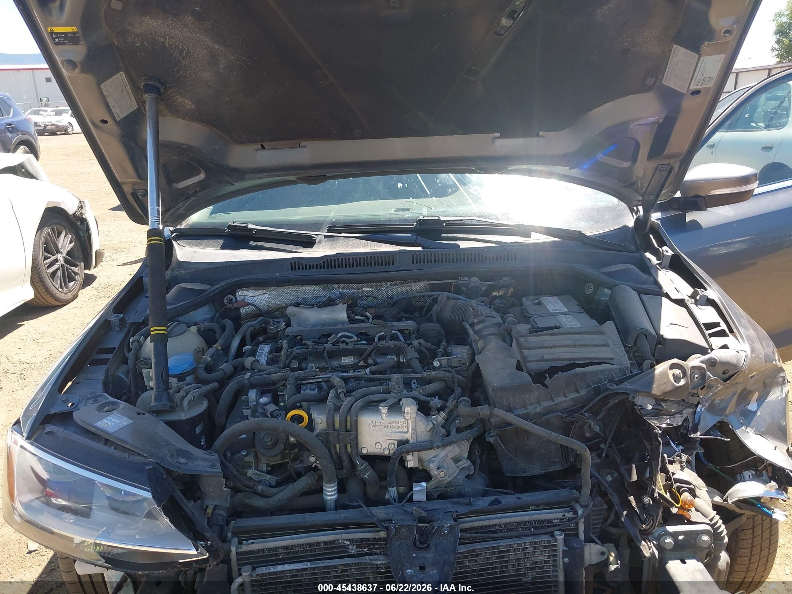 2015 Volkswagen Jetta 2.0l Tdi Se Gray vin: 3VW3A7AJ5FM211949