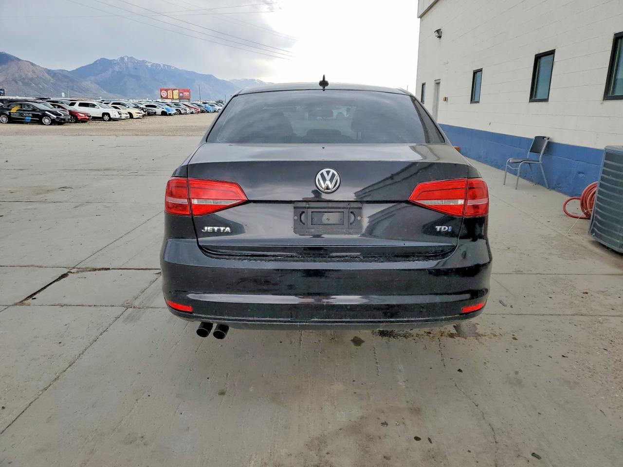2015 Volkswagen Jetta Tdi Black vin: 3VW3A7AJ7FM270159