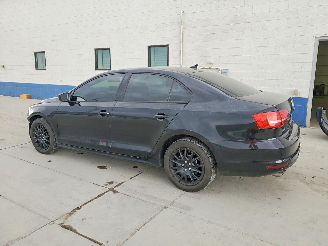 2015 Volkswagen Jetta Tdi Black vin: 3VW3A7AJ7FM270159