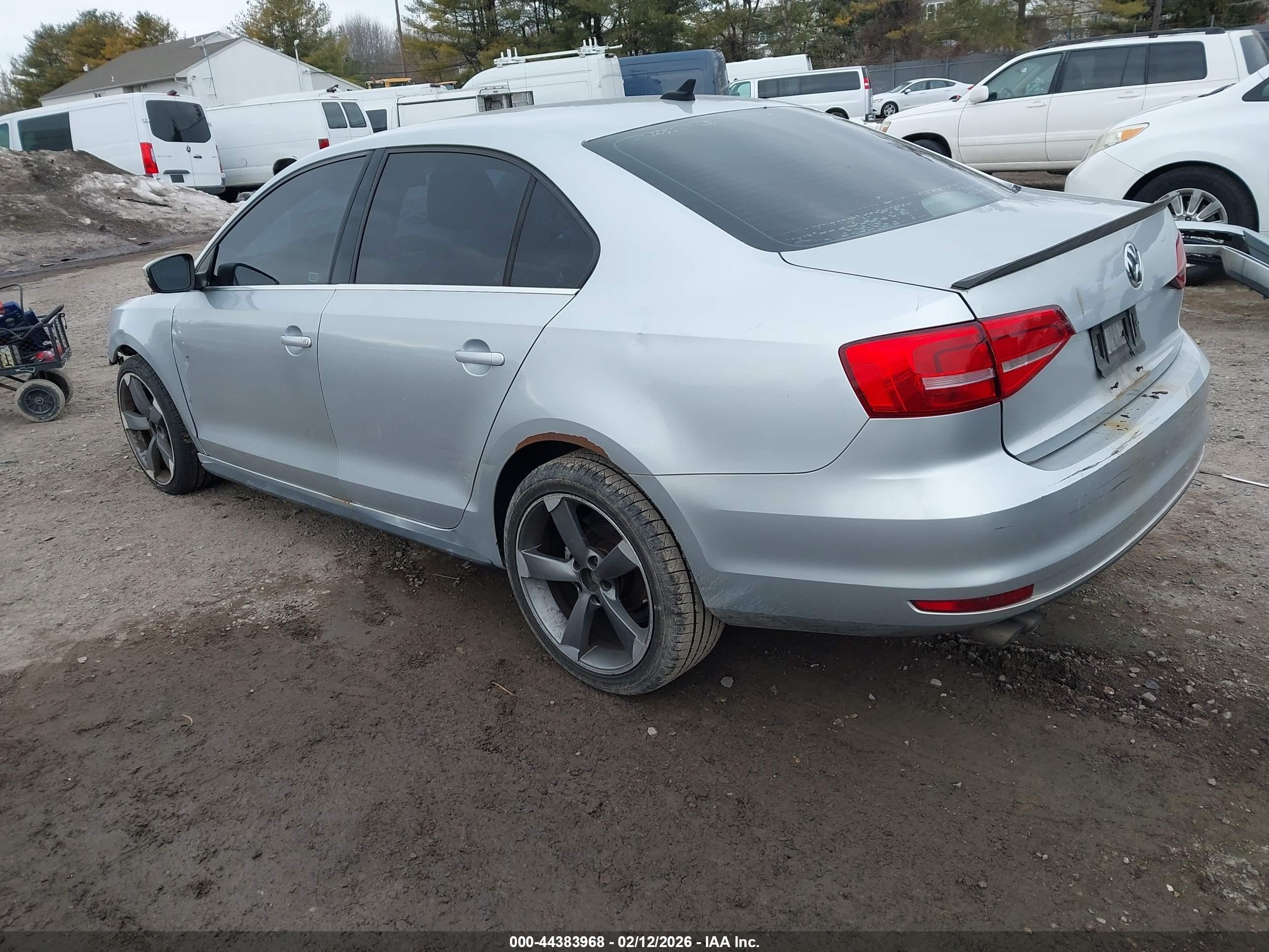 2015 Volkswagen Jetta 2.0l Tdi Se Silver vin: 3VW3A7AJ9FM270325