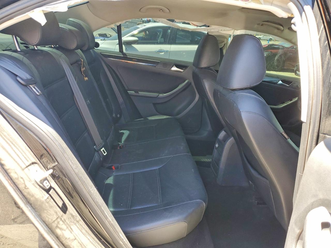 2015 Volkswagen Jetta Tdi Black vin: 3VW3A7AJ9FM414889