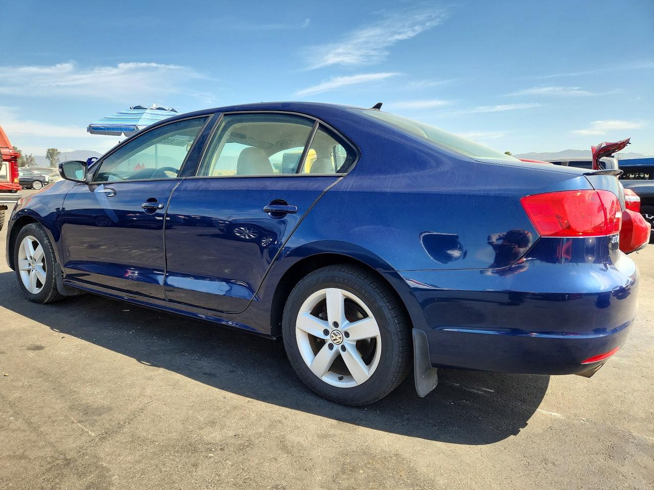 2012 Volkswagen Jetta Tdi Blue vin: 3VW3L7AJ1CM398841