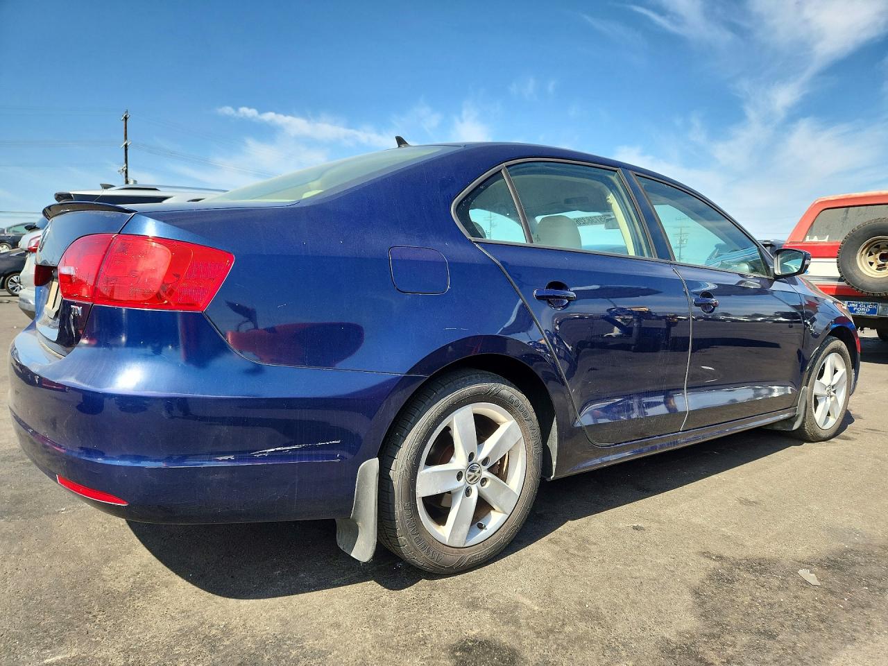 2012 Volkswagen Jetta Tdi Blue vin: 3VW3L7AJ1CM398841