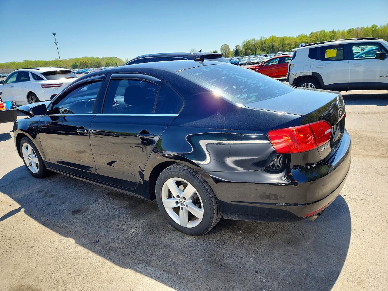 2014 Volkswagen Jetta Tdi Черный vin: 3VW3L7AJ1EM320353