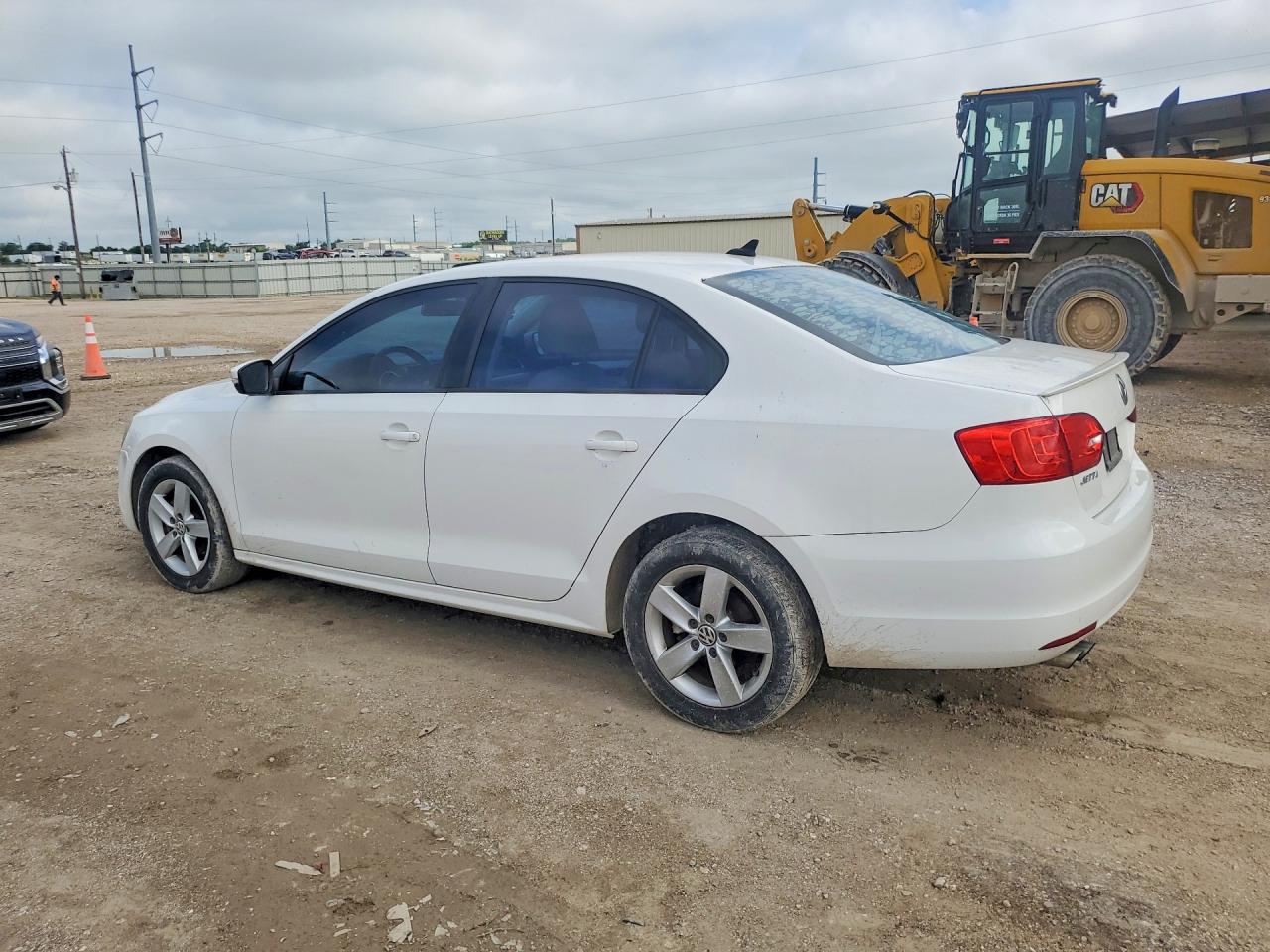 2012 Volkswagen Jetta Tdi White vin: 3VW3L7AJ2CM369851