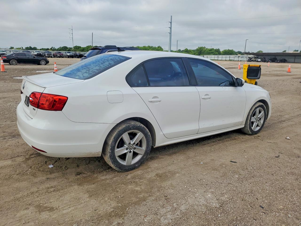 2012 Volkswagen Jetta Tdi White vin: 3VW3L7AJ2CM369851