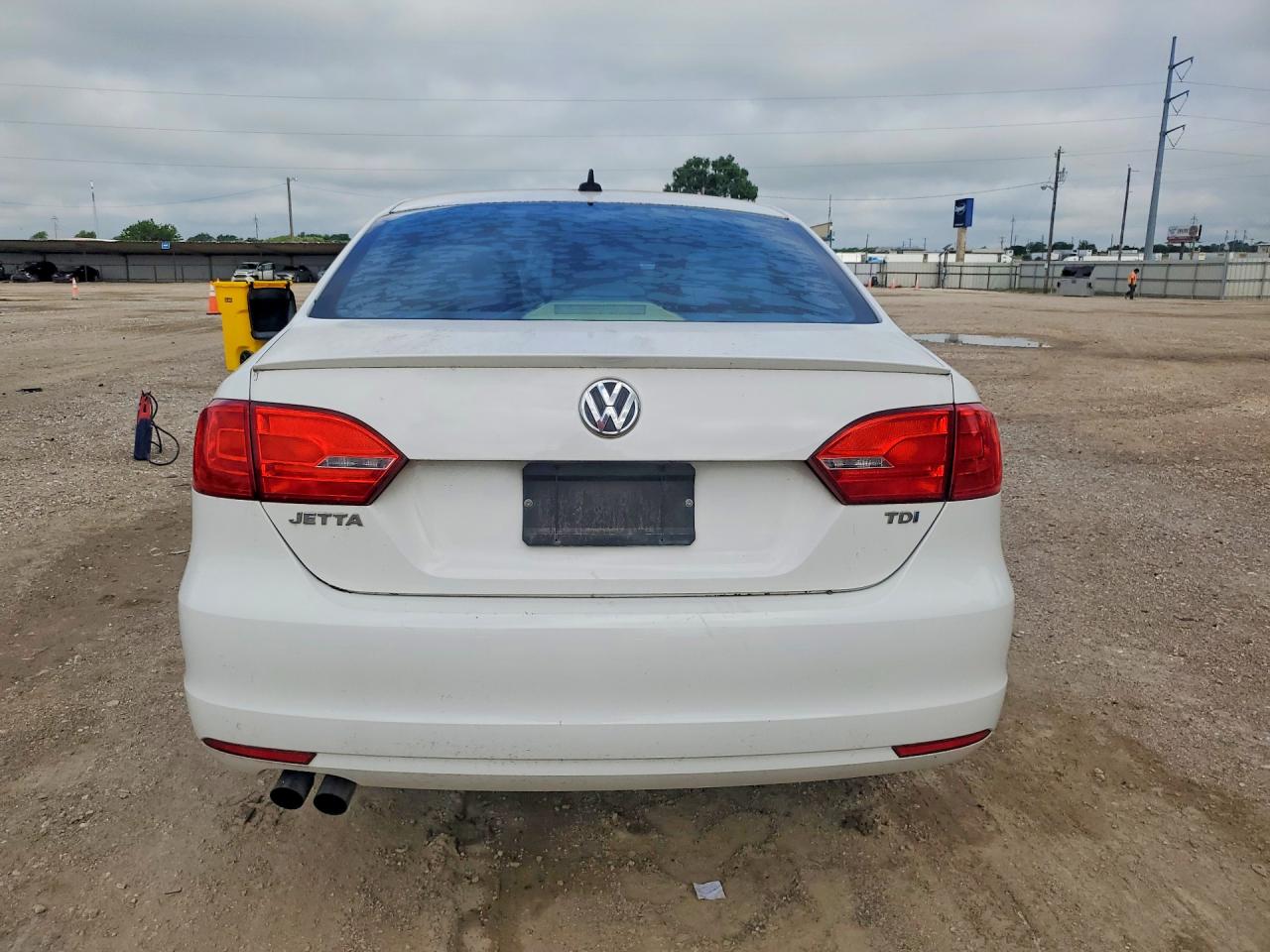 2012 Volkswagen Jetta Tdi White vin: 3VW3L7AJ2CM369851