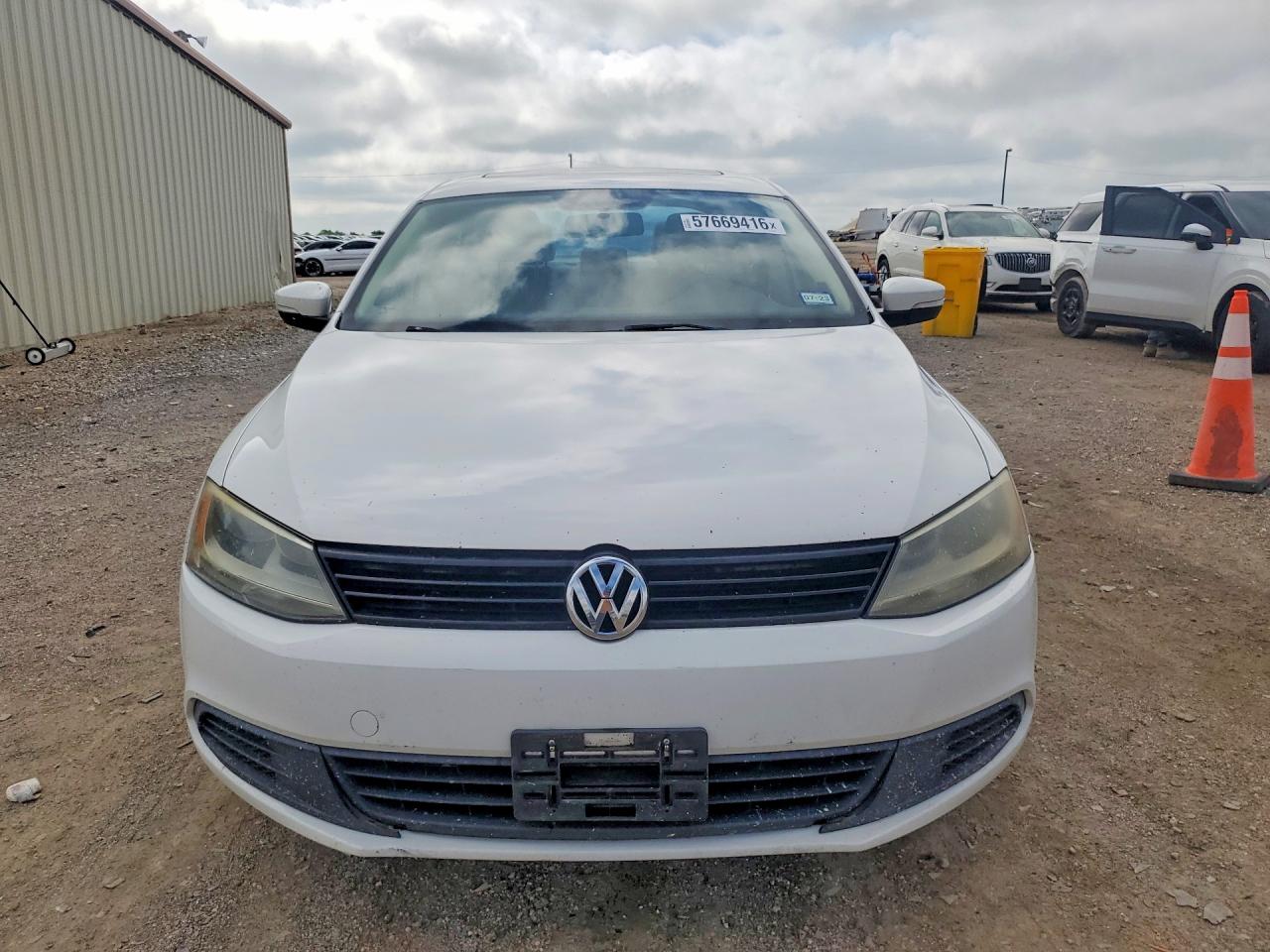 2012 Volkswagen Jetta Tdi White vin: 3VW3L7AJ2CM369851