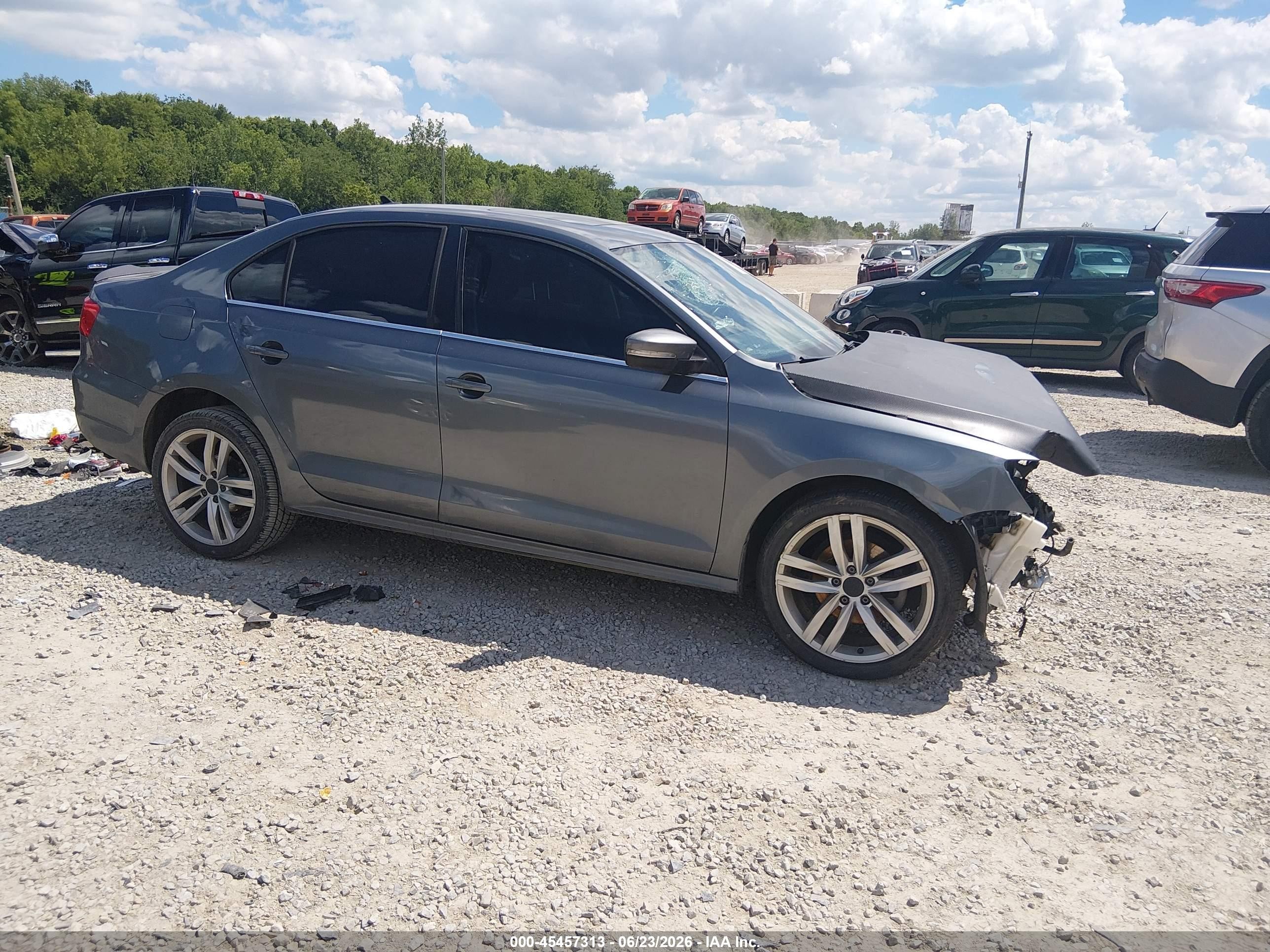 2013 Volkswagen Jetta 2.0l Tdi Gray vin: 3VW3L7AJ2DM363551