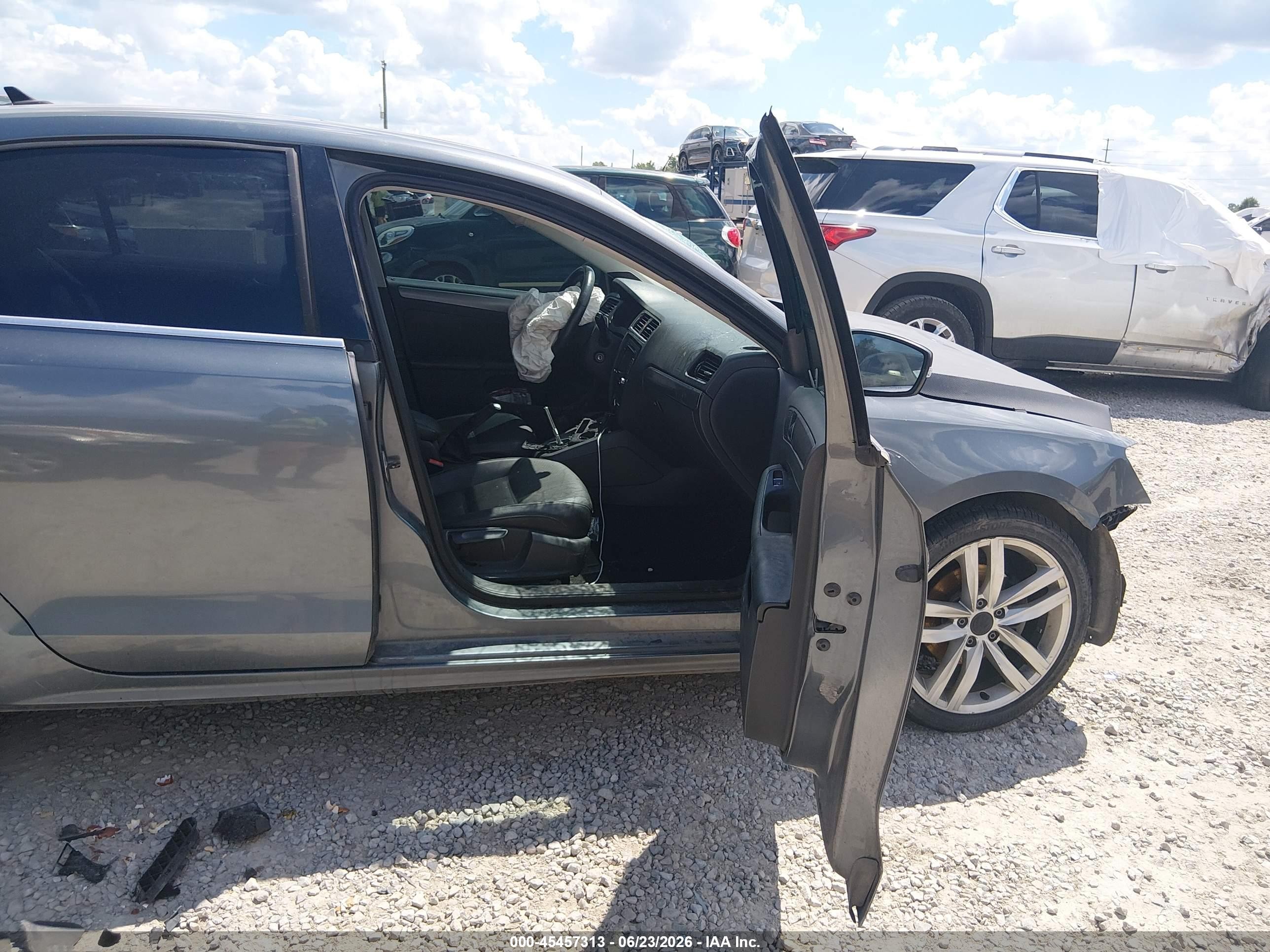 2013 Volkswagen Jetta 2.0l Tdi Gray vin: 3VW3L7AJ2DM363551