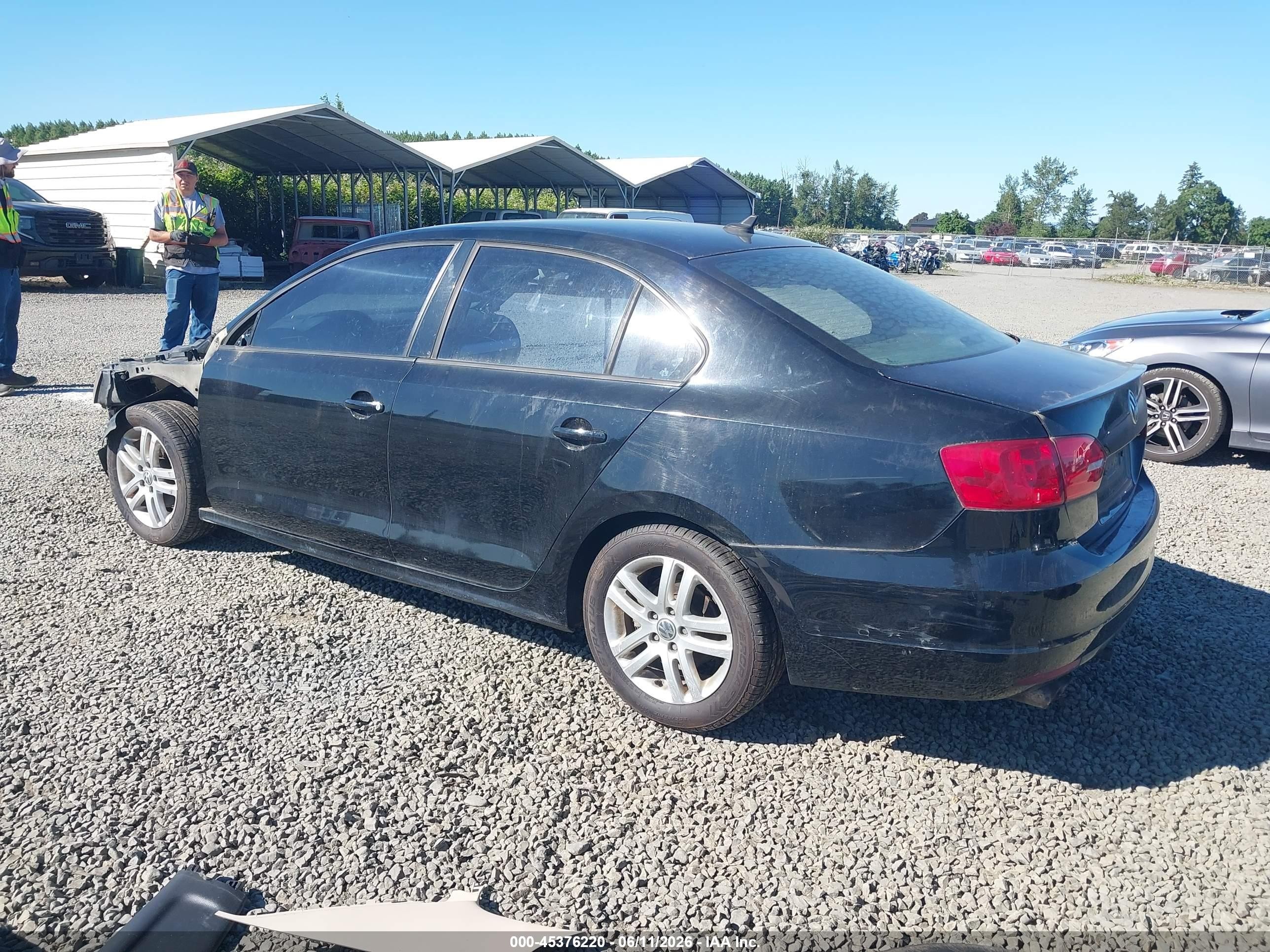 2012 Volkswagen Jetta 2.0l Tdi Black vin: 3VW3L7AJ3CM397934