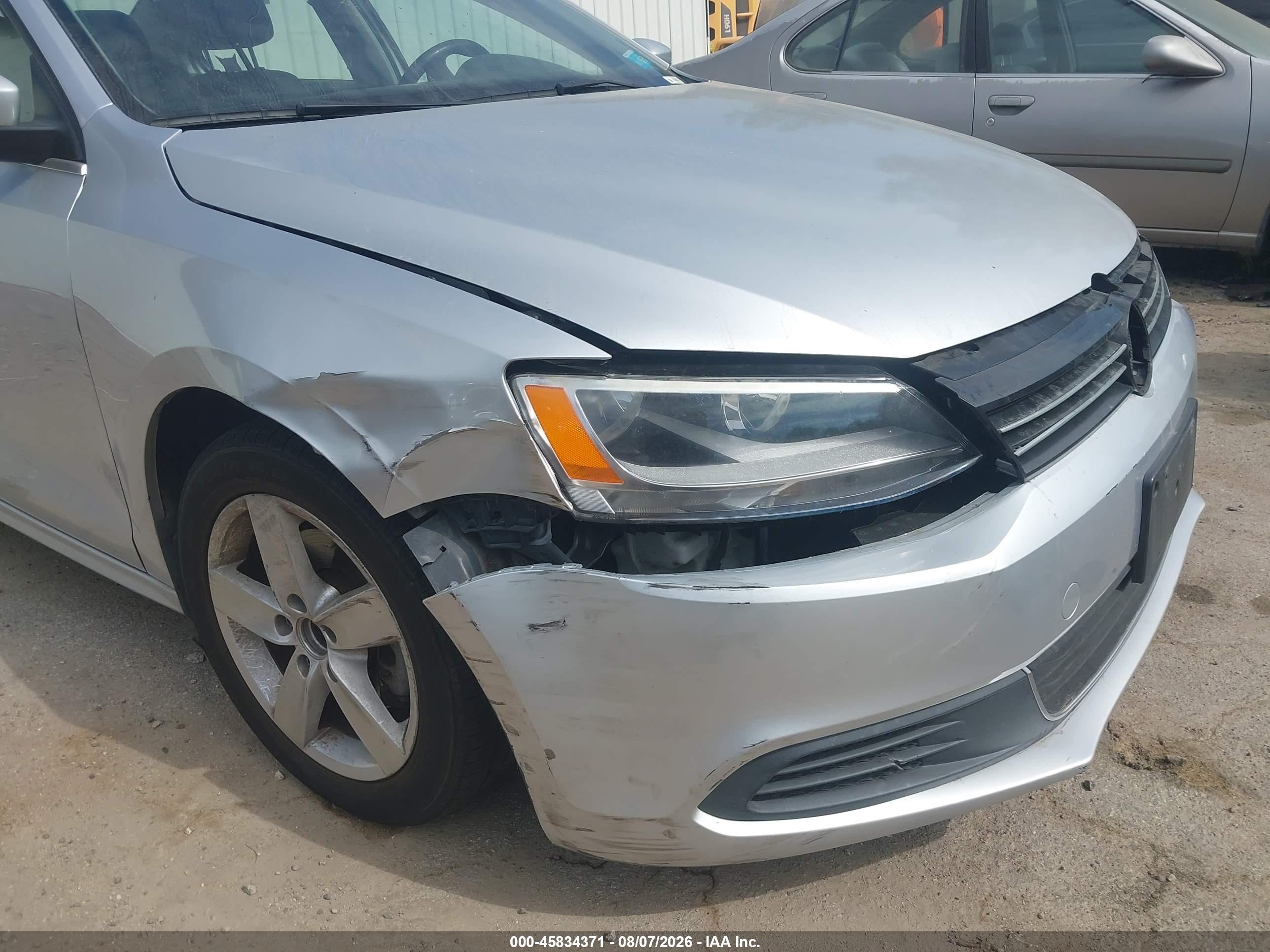 2013 Volkswagen Jetta 2.0l Tdi Silver vin: 3VW3L7AJ3DM273082