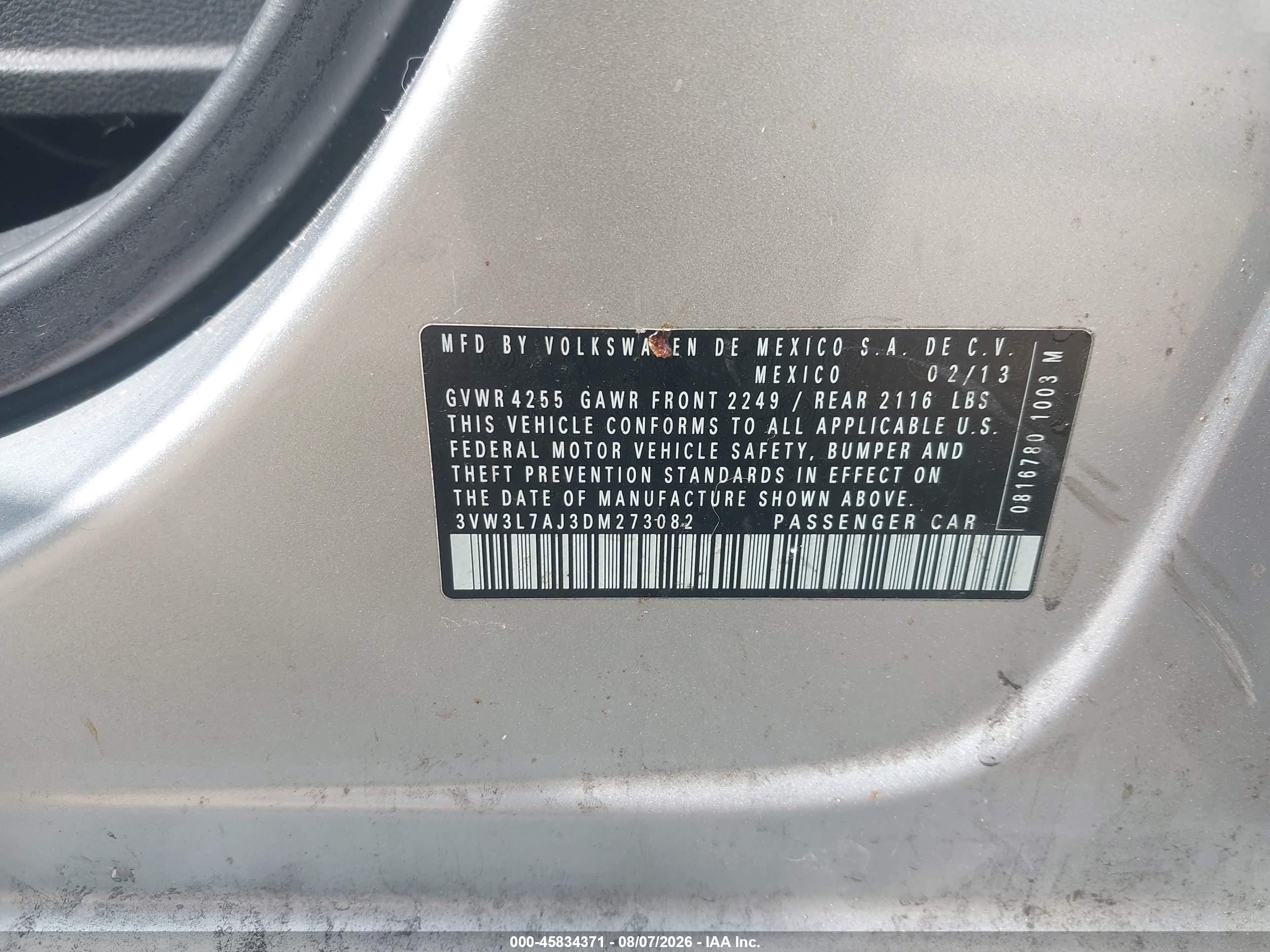2013 Volkswagen Jetta 2.0l Tdi Silver vin: 3VW3L7AJ3DM273082