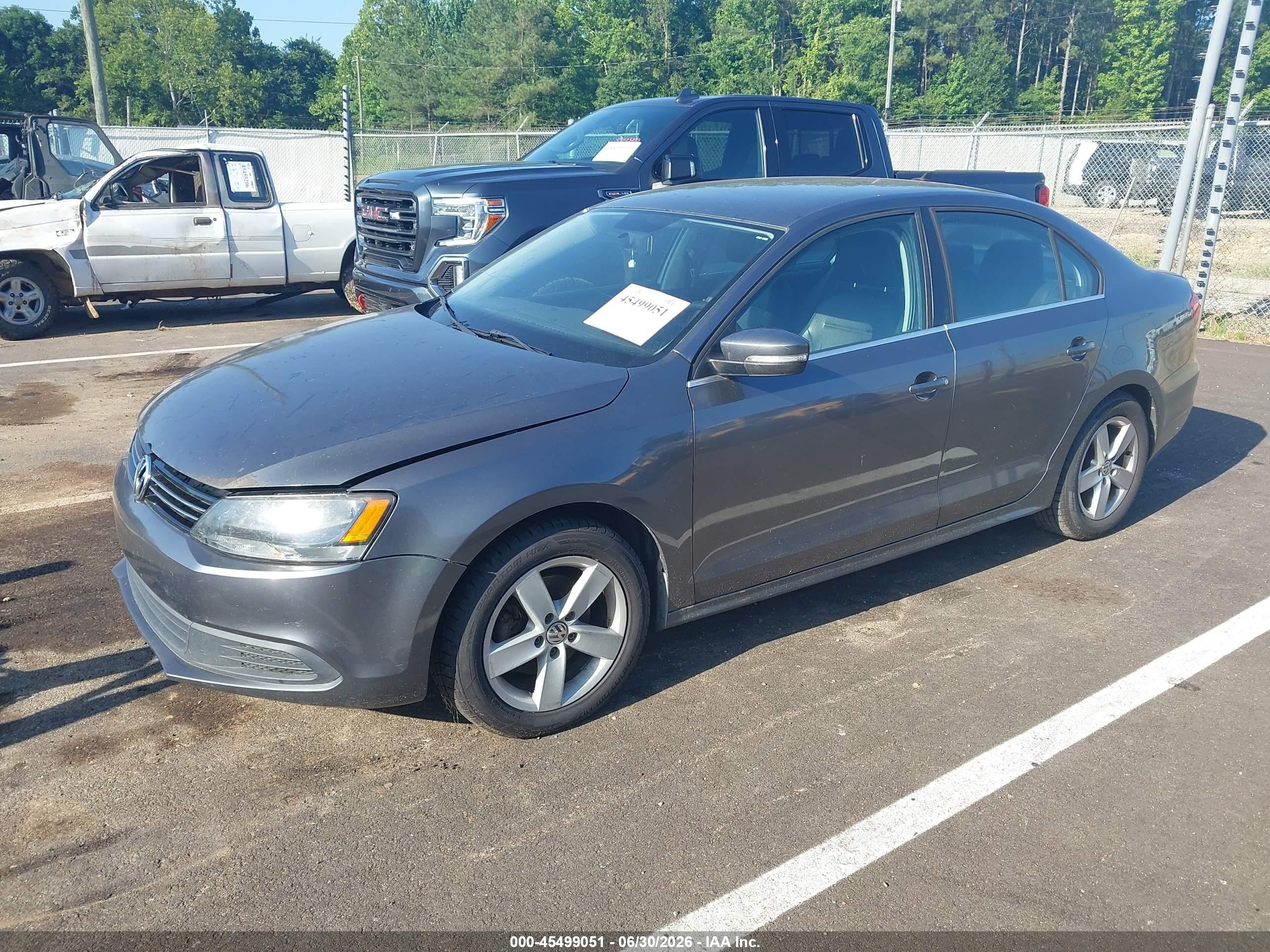 2014 Volkswagen Jetta 2.0l Tdi Gray vin: 3VW3L7AJ3EM280177