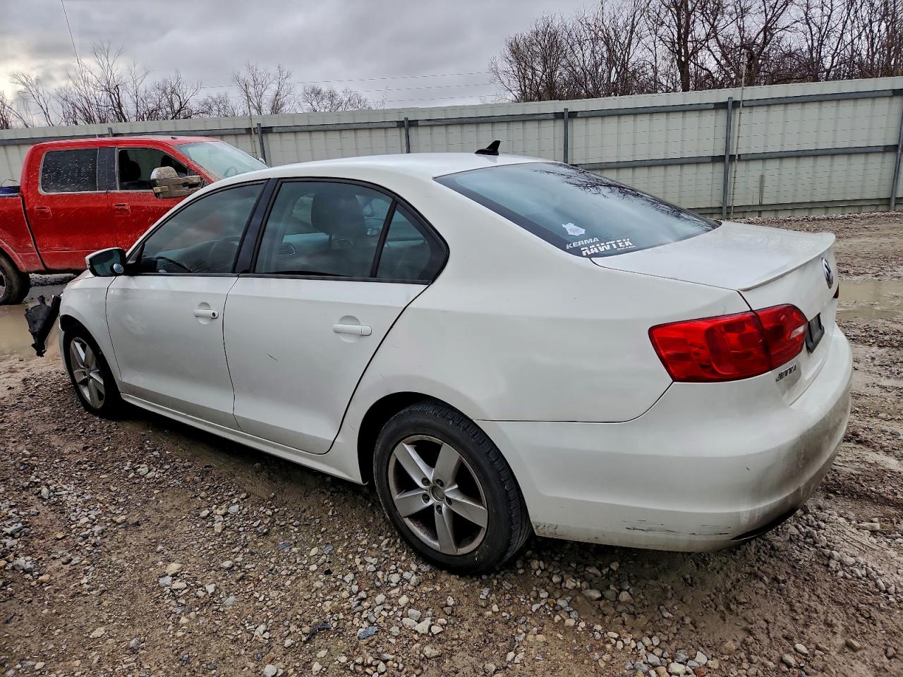 2012 Volkswagen Jetta Tdi White vin: 3VW3L7AJ4CM410609