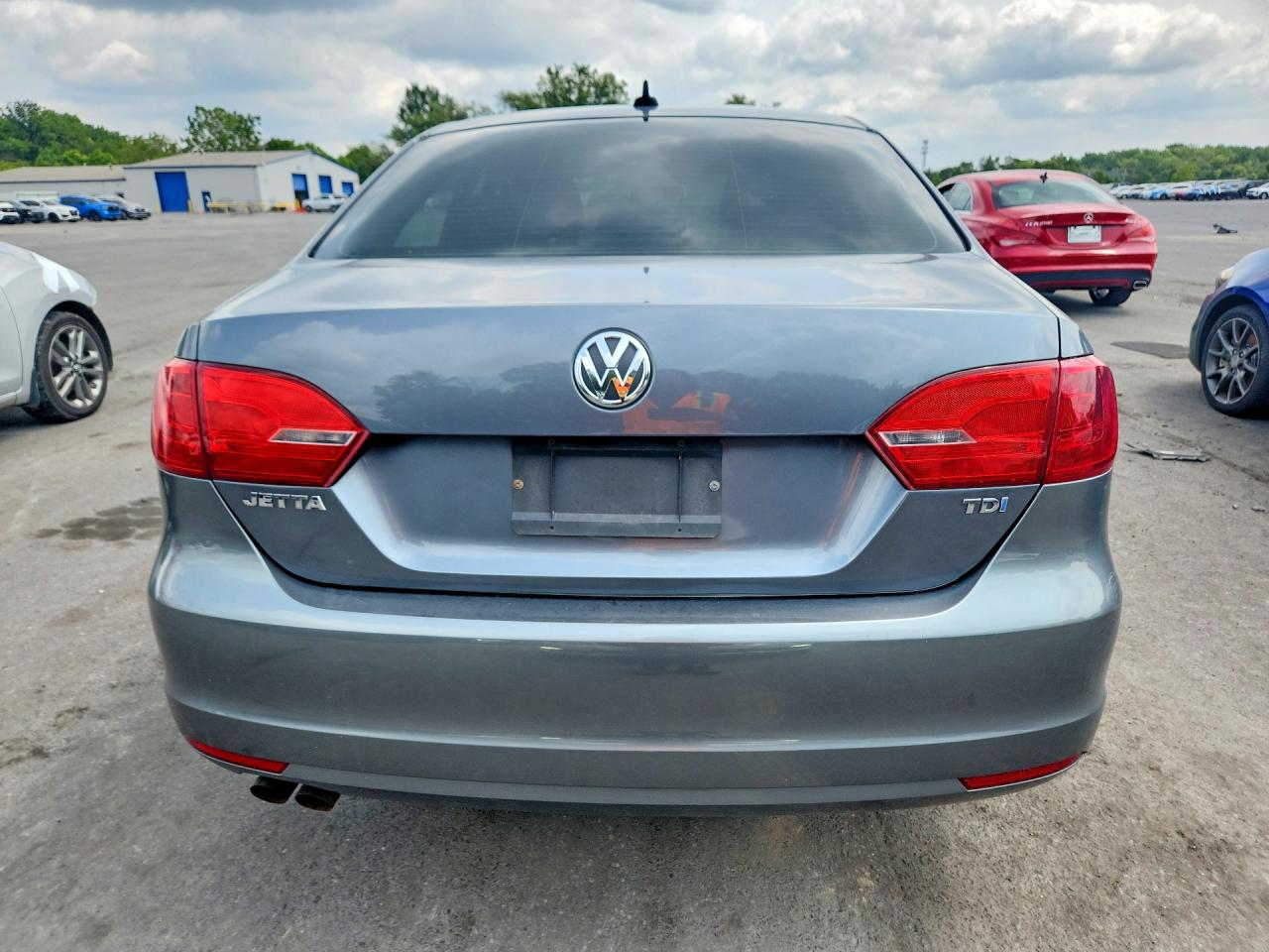 2013 Volkswagen Jetta Tdi Gray vin: 3VW3L7AJ4DM444633