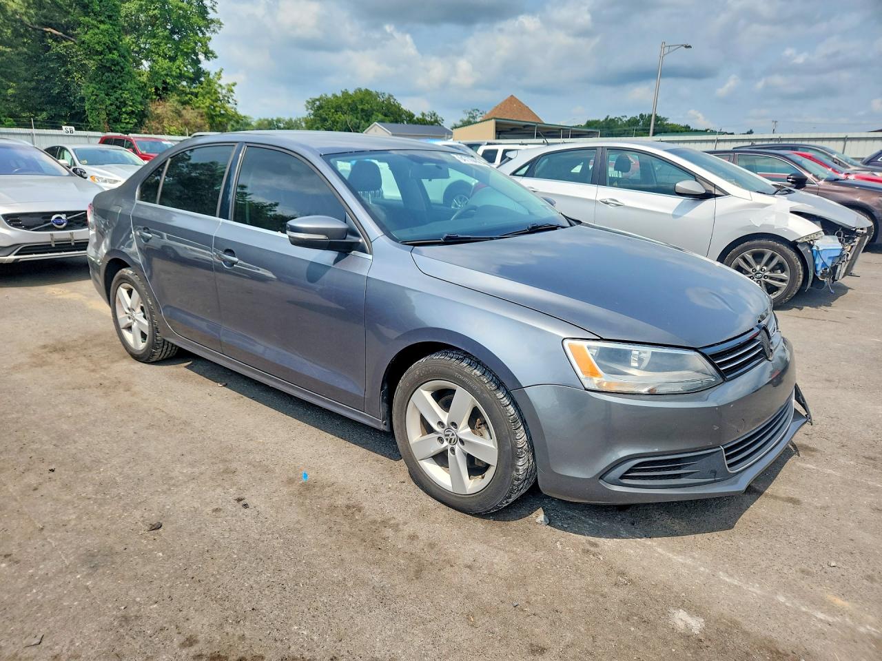 2013 Volkswagen Jetta Tdi Gray vin: 3VW3L7AJ4DM444633