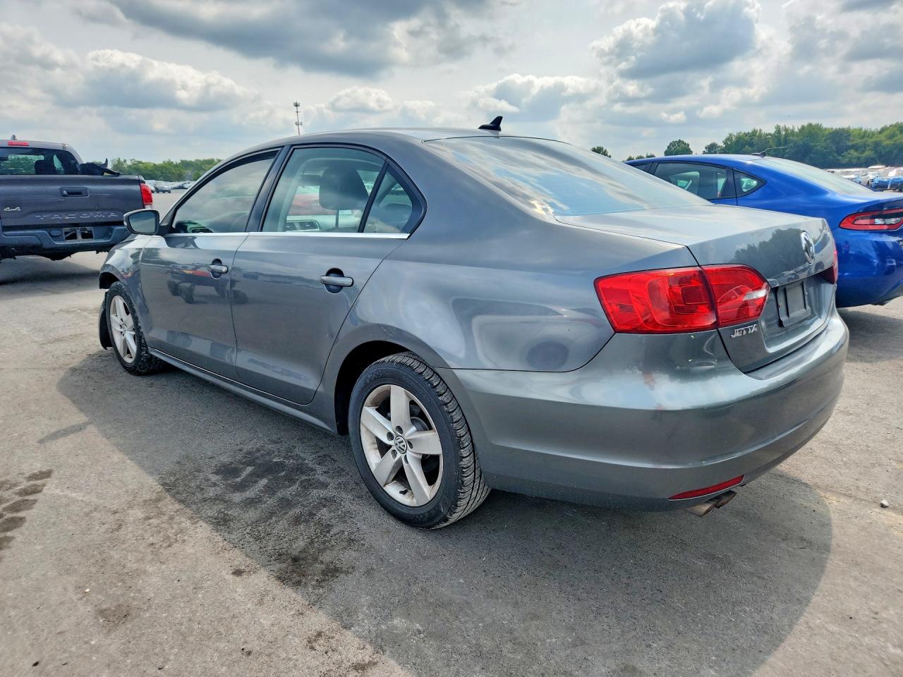 2013 Volkswagen Jetta Tdi Gray vin: 3VW3L7AJ4DM444633