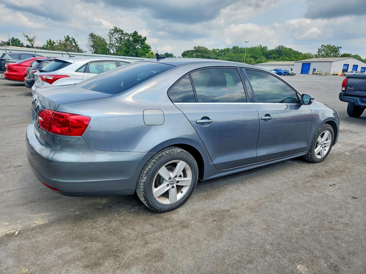 2013 Volkswagen Jetta Tdi Gray vin: 3VW3L7AJ4DM444633